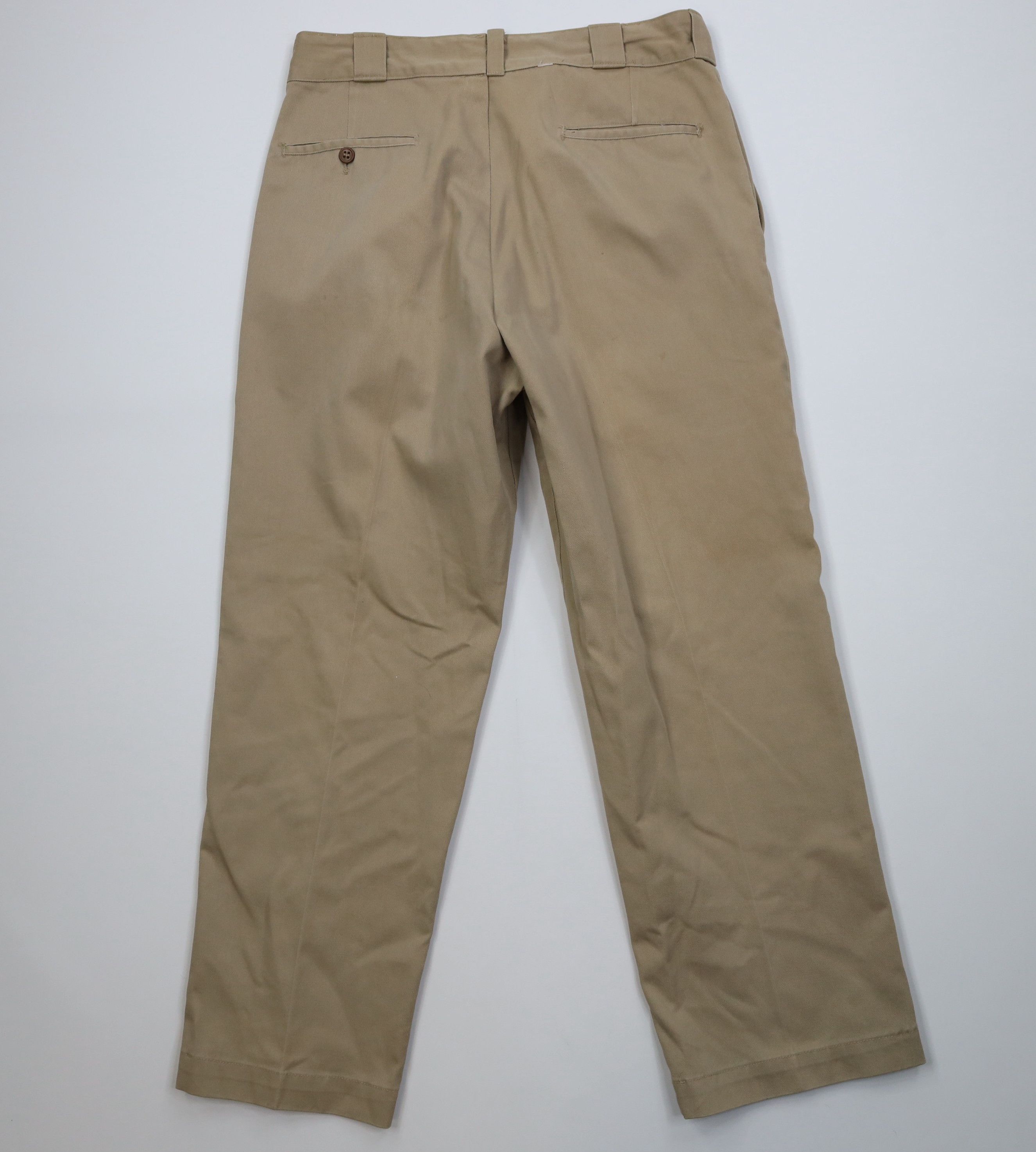 Dickies Vintage 70s Dickies Wide Leg Twill Pants Workwear Beige USA Size US 34 / EU 50 - 11 Thumbnail