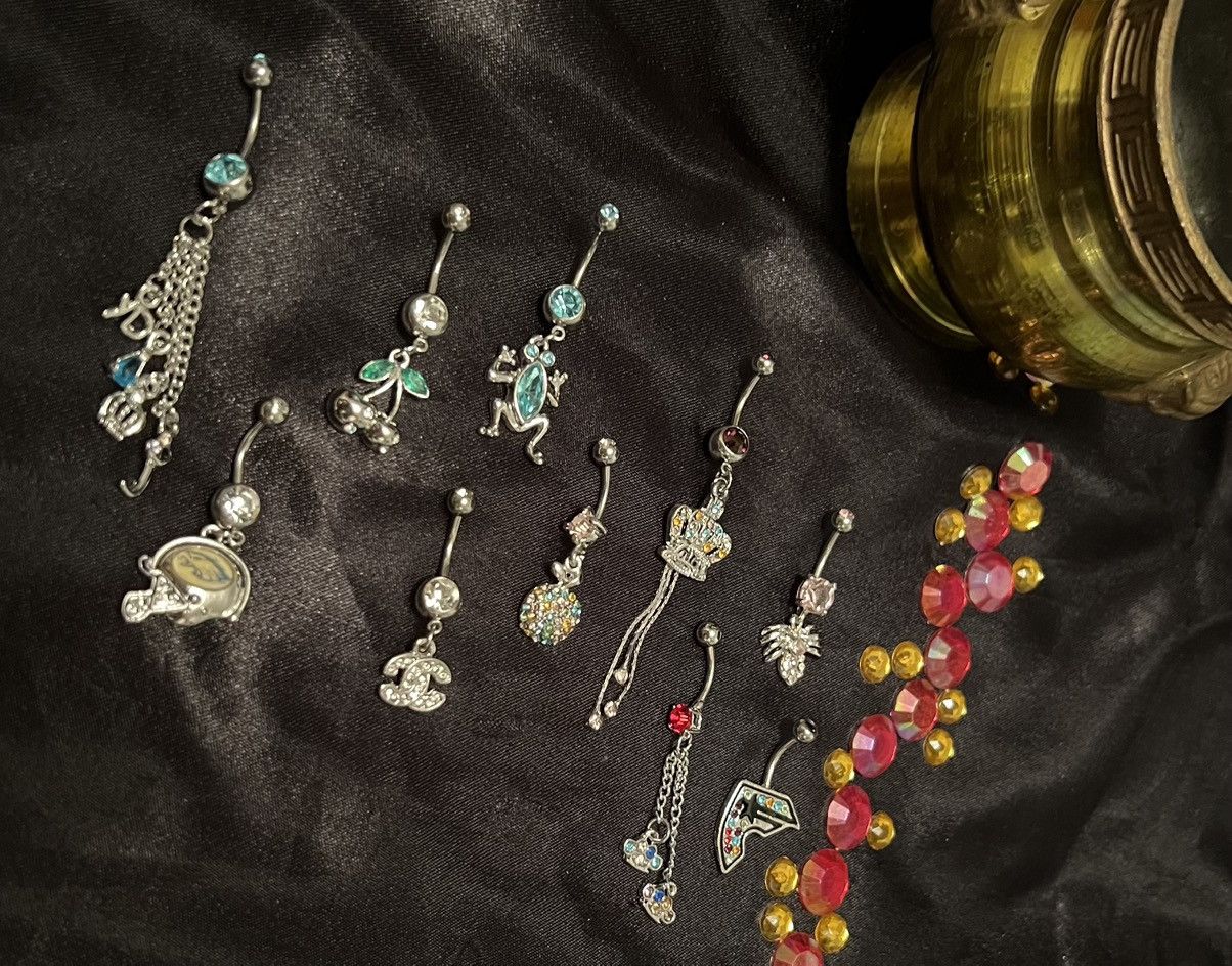 Other 10 Piece Belly Button Rings Size ONE SIZE - 2 Thumbnail