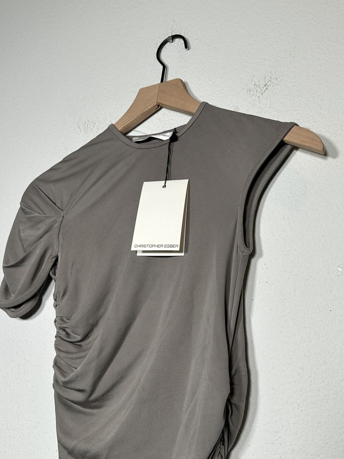 NWT! Gesine Twisted Drape Mini Dress