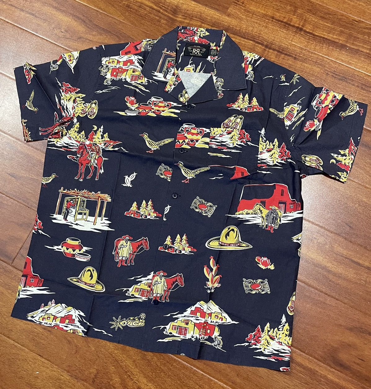 Double Rl Rrl Hawaiian Shirt RRL（DOUBLE RL）ハワイアン開襟半袖