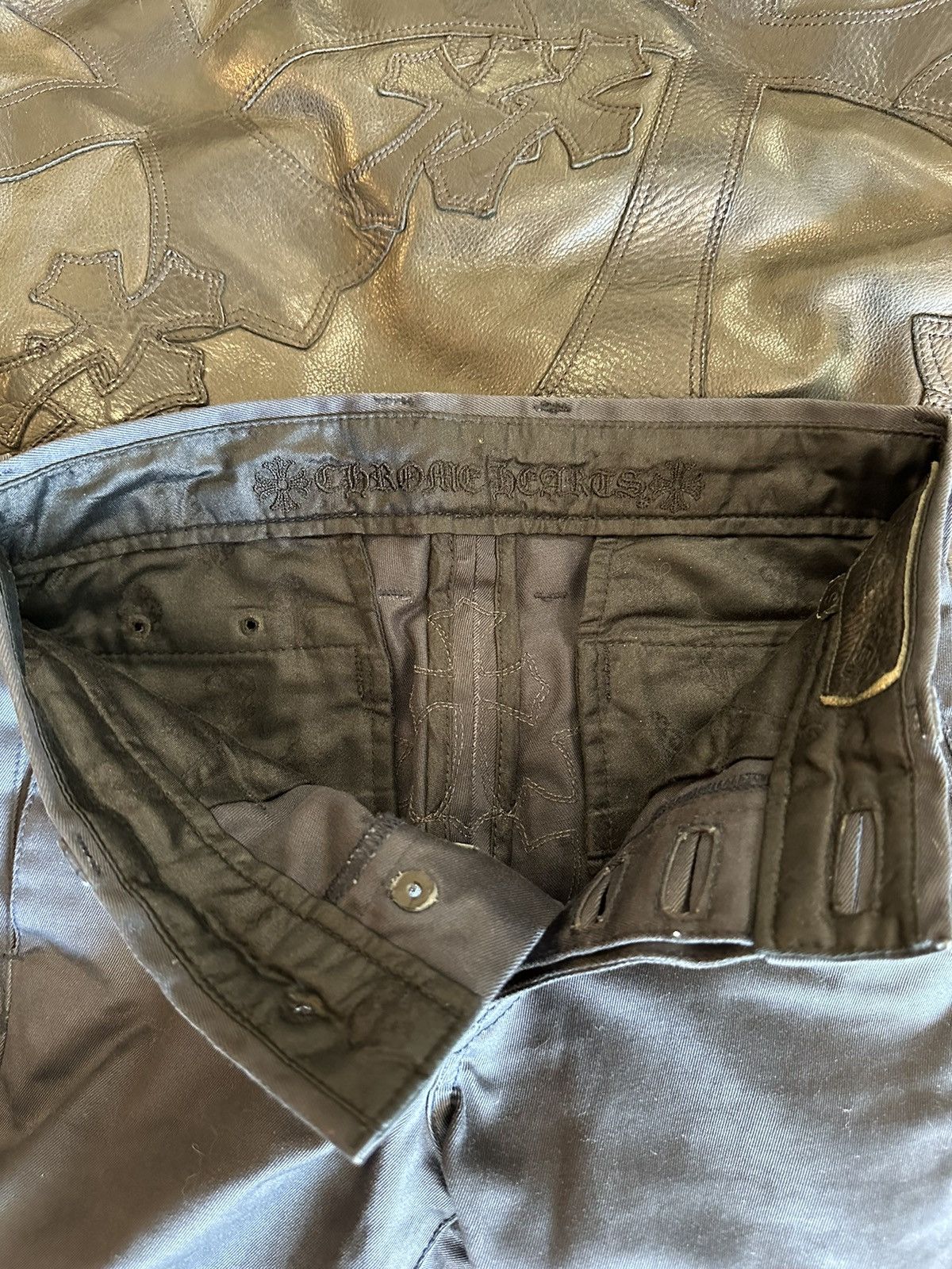 Chrome Hearts CHROME HEARTS KRISTIAN. J. STARK VINTAGE KIDS PANTS Size US 26 / EU 42 - 4 Thumbnail
