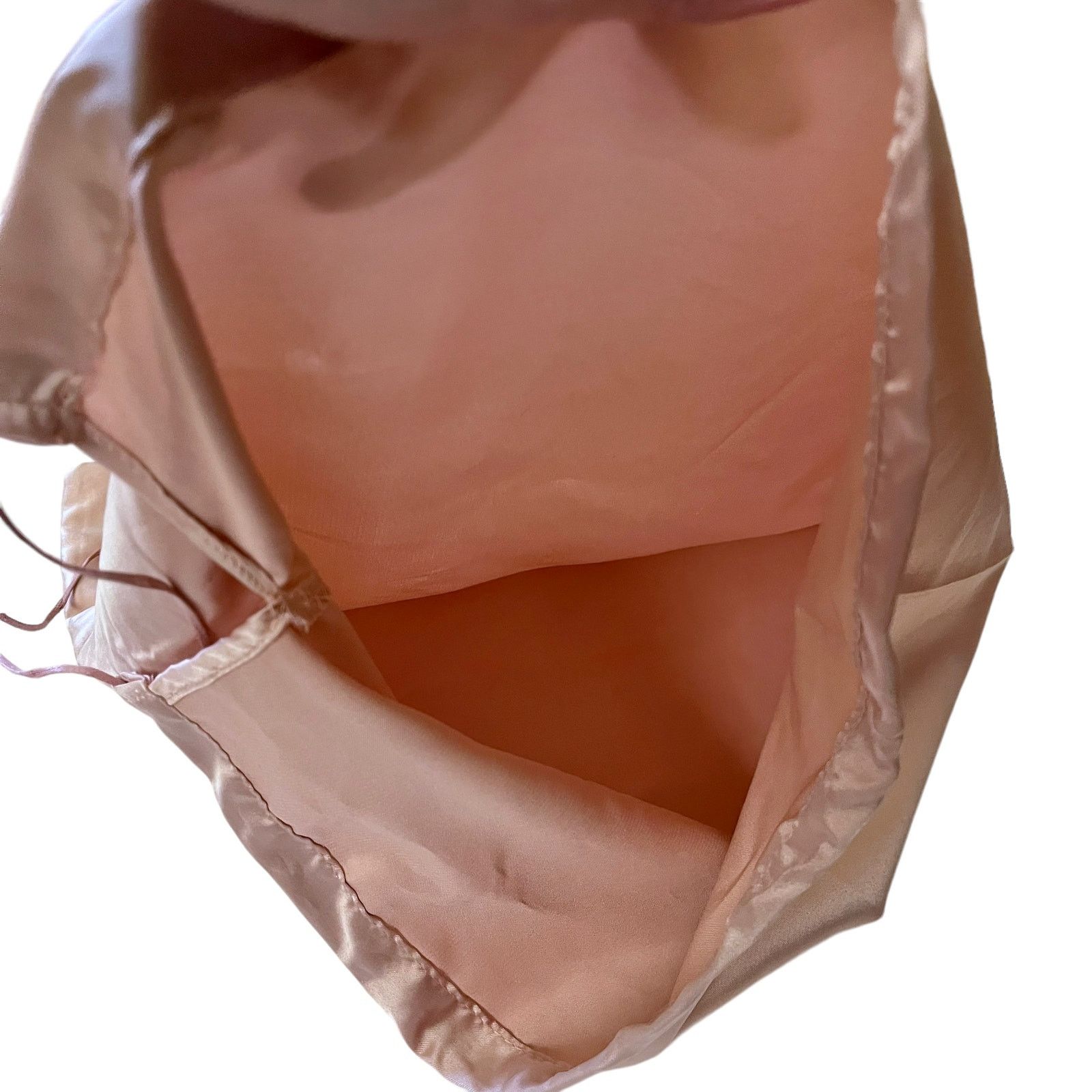 Prada Prada Dusty Rose Satin Drawstring Dust Bag 13"x14.5" Size ONE SIZE - 4 Thumbnail