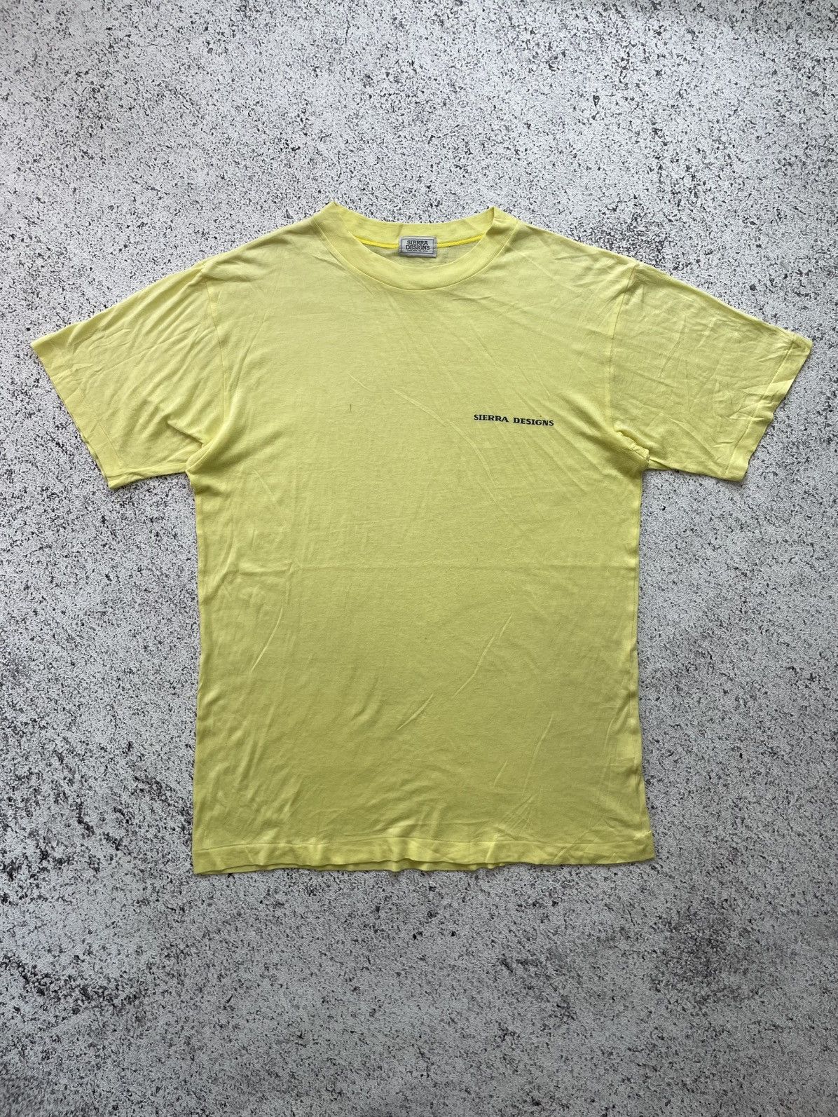 Vintage 70’s Sun Faded Paper Thin 50/50 Tee Shirt Sierra Design Size US L / EU 52-54 / 3 - 1 Thumbnail