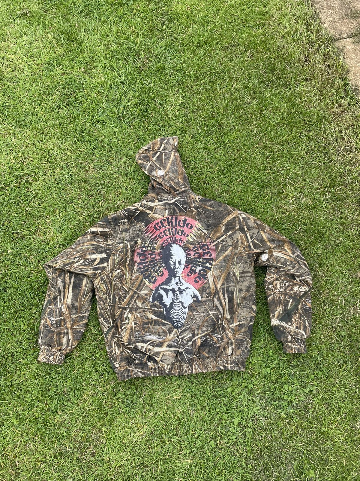 Designer × Vintage GEKIDO VISUALIZE! CAMO JACKET Size US XL / EU 56 / 4 - 1 Thumbnail