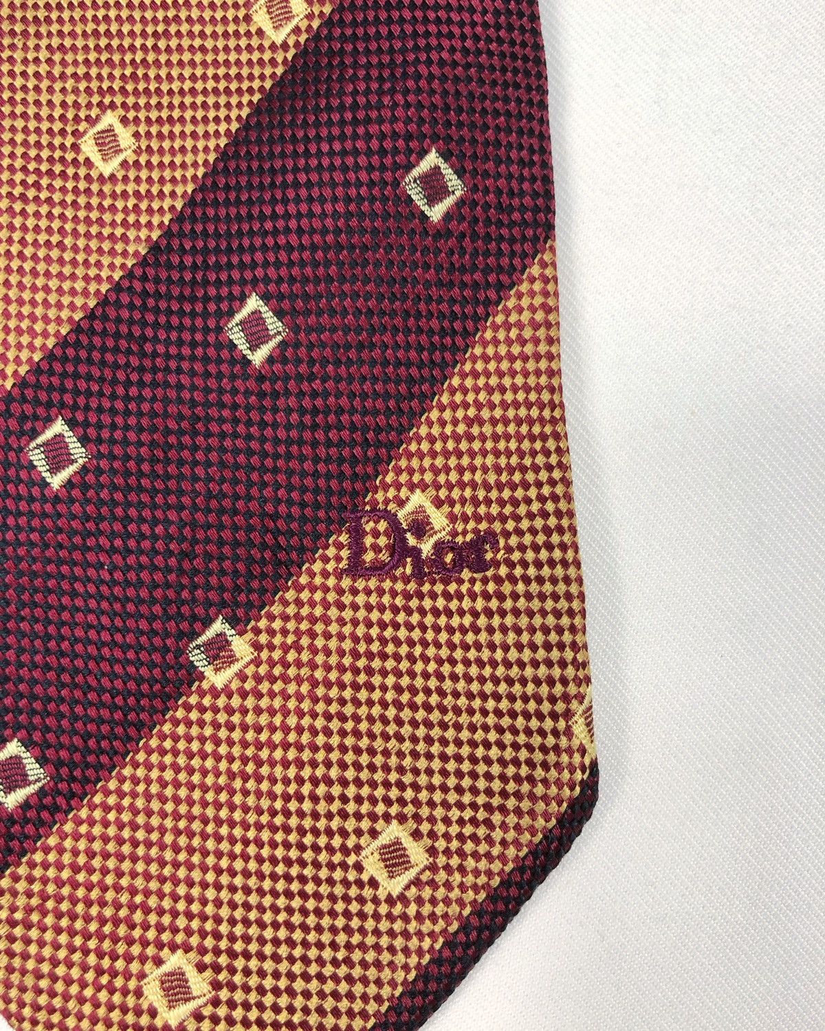 Christian Dior Monsieur × Vintage Rare Vintage Christian Dior Monsieur Silk Tie Size ONE SIZE - 4 Thumbnail