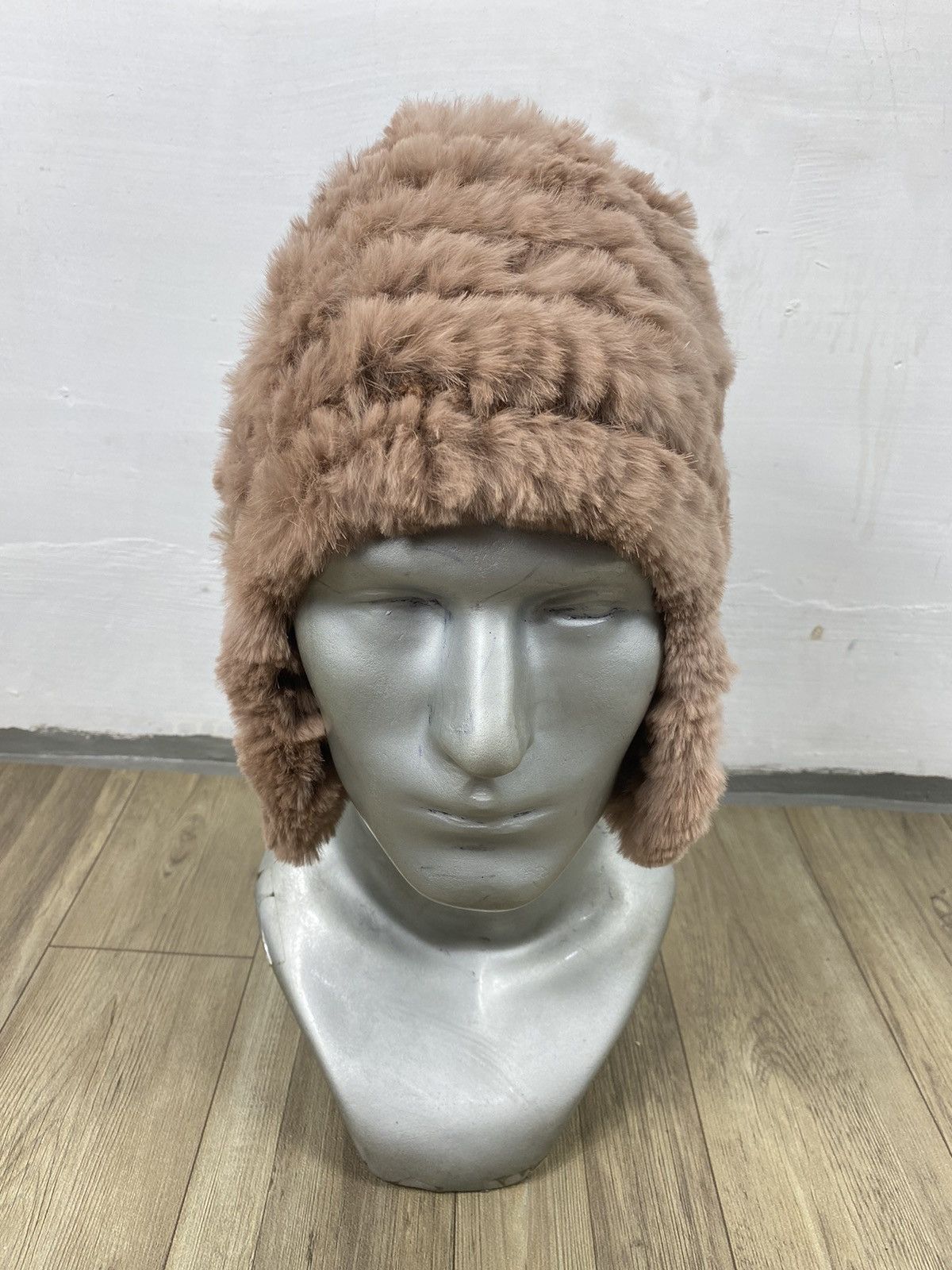 Japanese Brand Japanese Unknown Fur Beanie Hats Size ONE SIZE - 1 Thumbnail