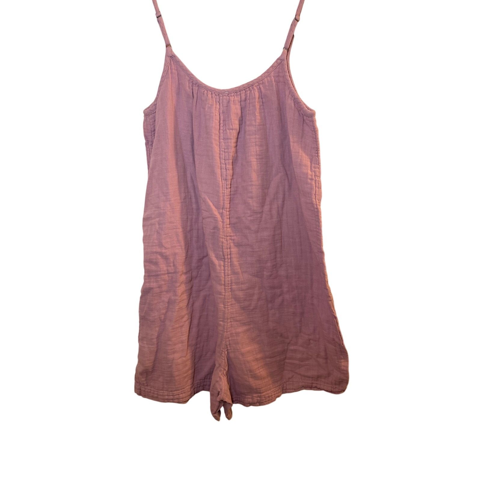 Anthropologie Daily Practice by Anthropologie Mauve Gauze Romper • XS Size 27" / US 4 / IT 40 - 5 Thumbnail