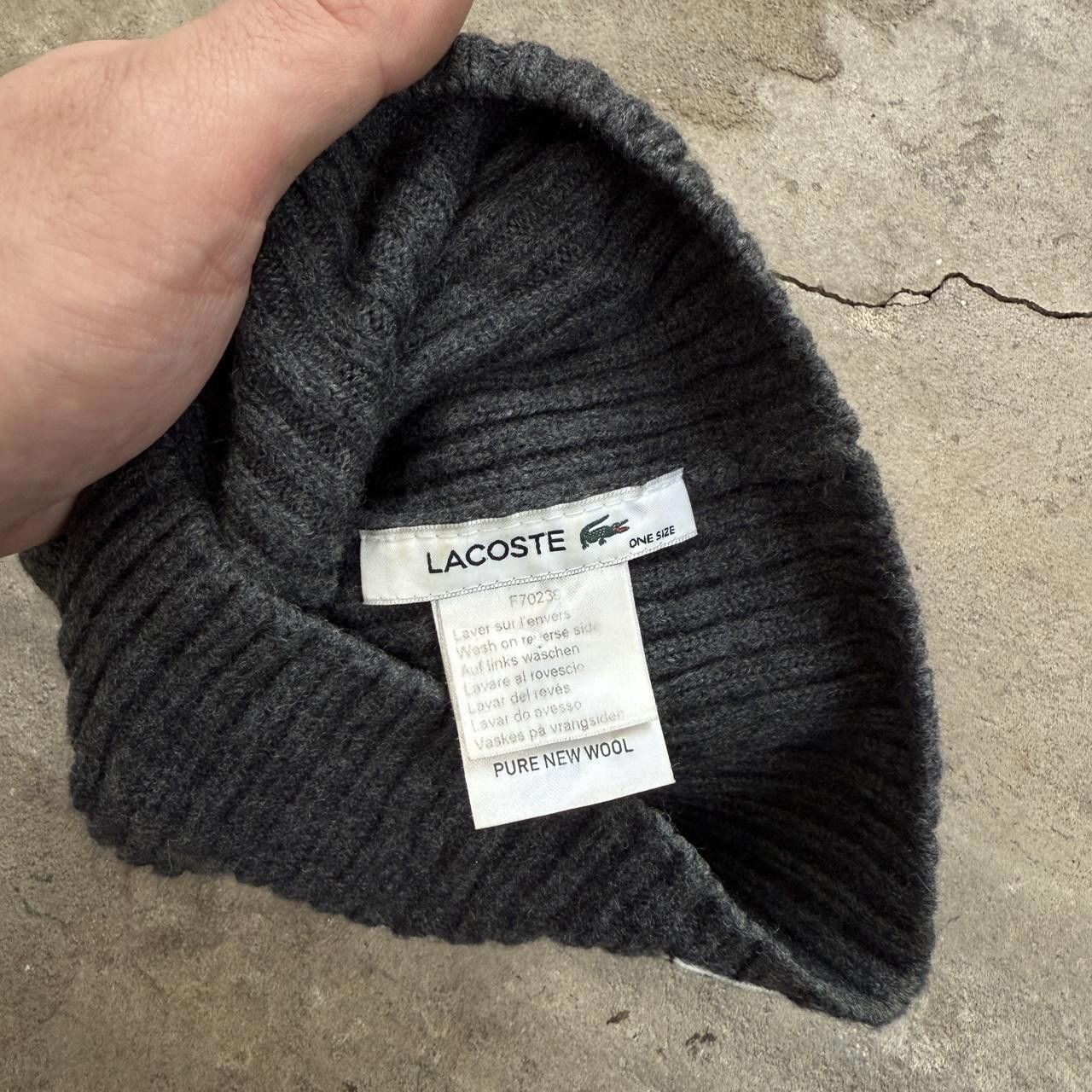 Lacoste Lacoste Men's Grey and Black Hat Size ONE SIZE - 4 Thumbnail