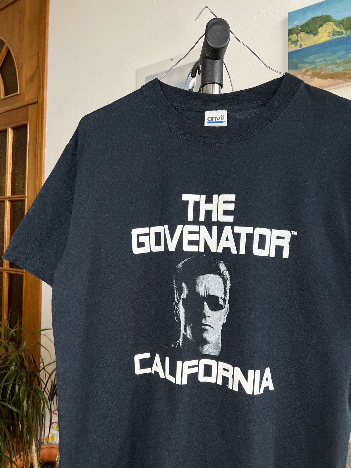 Vintage Vintage “The Govenator” Arnold Schwarzenegger Terminator Tee Size US M / EU 48-50 / 2 - 1 Thumbnail