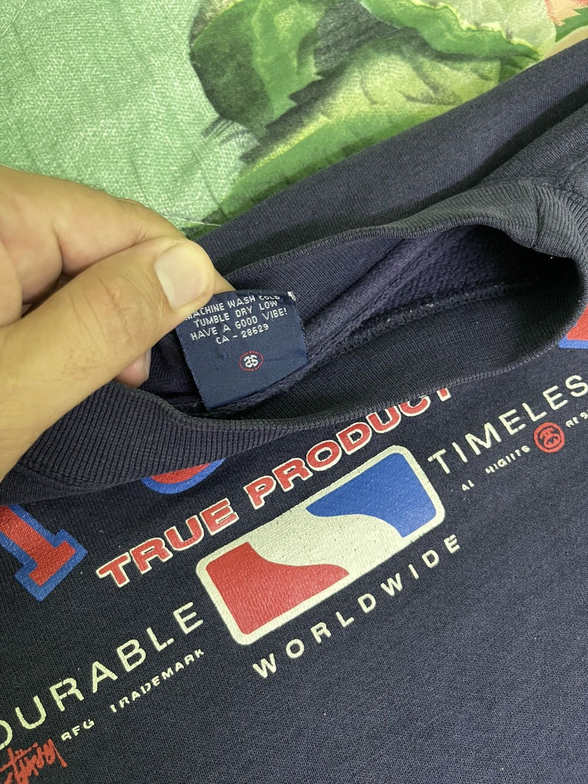 Stussy 1990s Vintage Stüssy "True Product" Sweatshirt Size US M / EU 48-50 / 2 - 15 Thumbnail