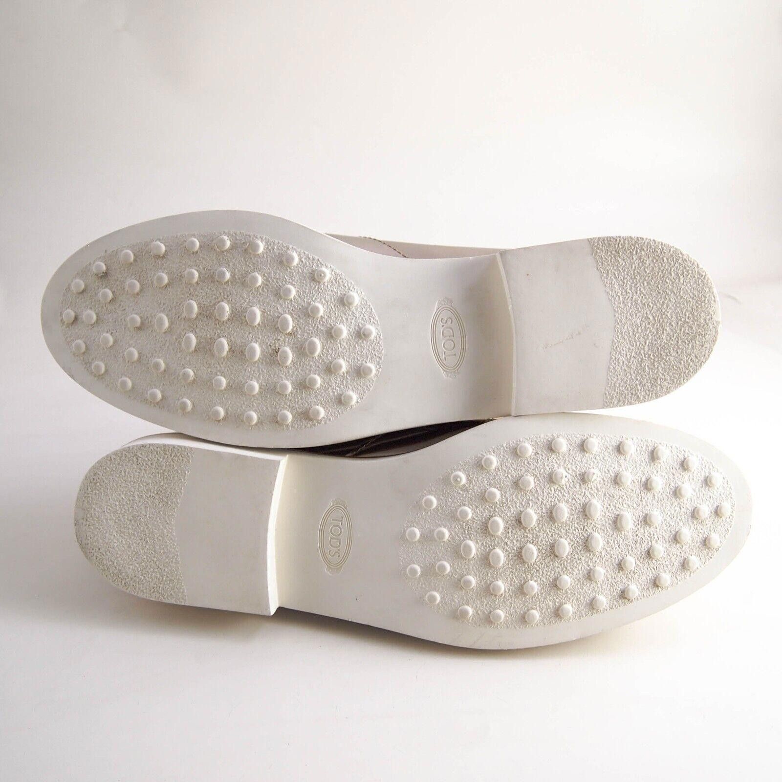Tod's TODs Penny Loafers Silver Mirror Leather EU 40.5 US 10.5 Size US 10.5 / IT 40.5 - 8 Thumbnail
