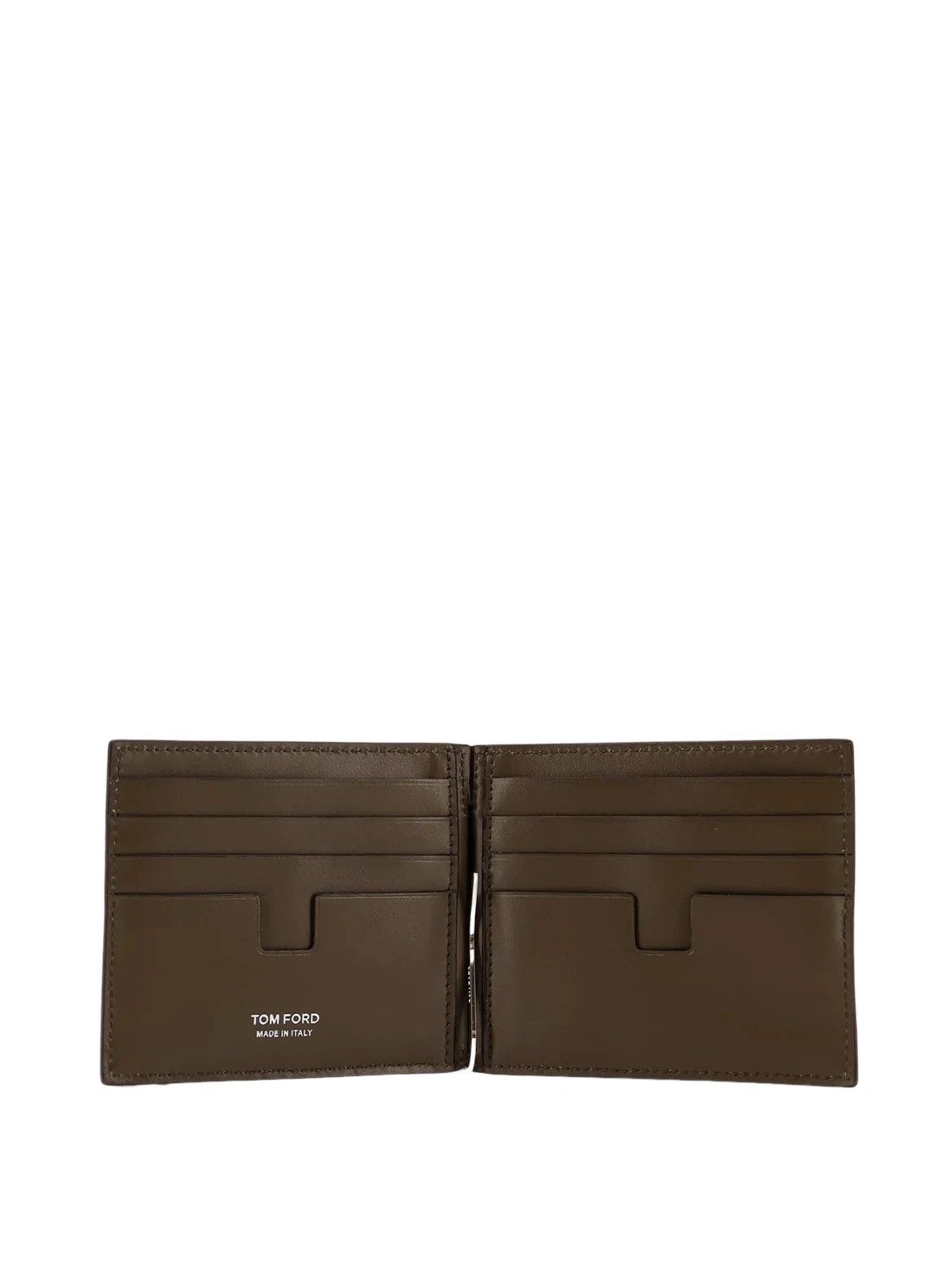 Tom Ford TOM FORD Green Embossed Leather Wallet New Size ONE SIZE - 3 Thumbnail