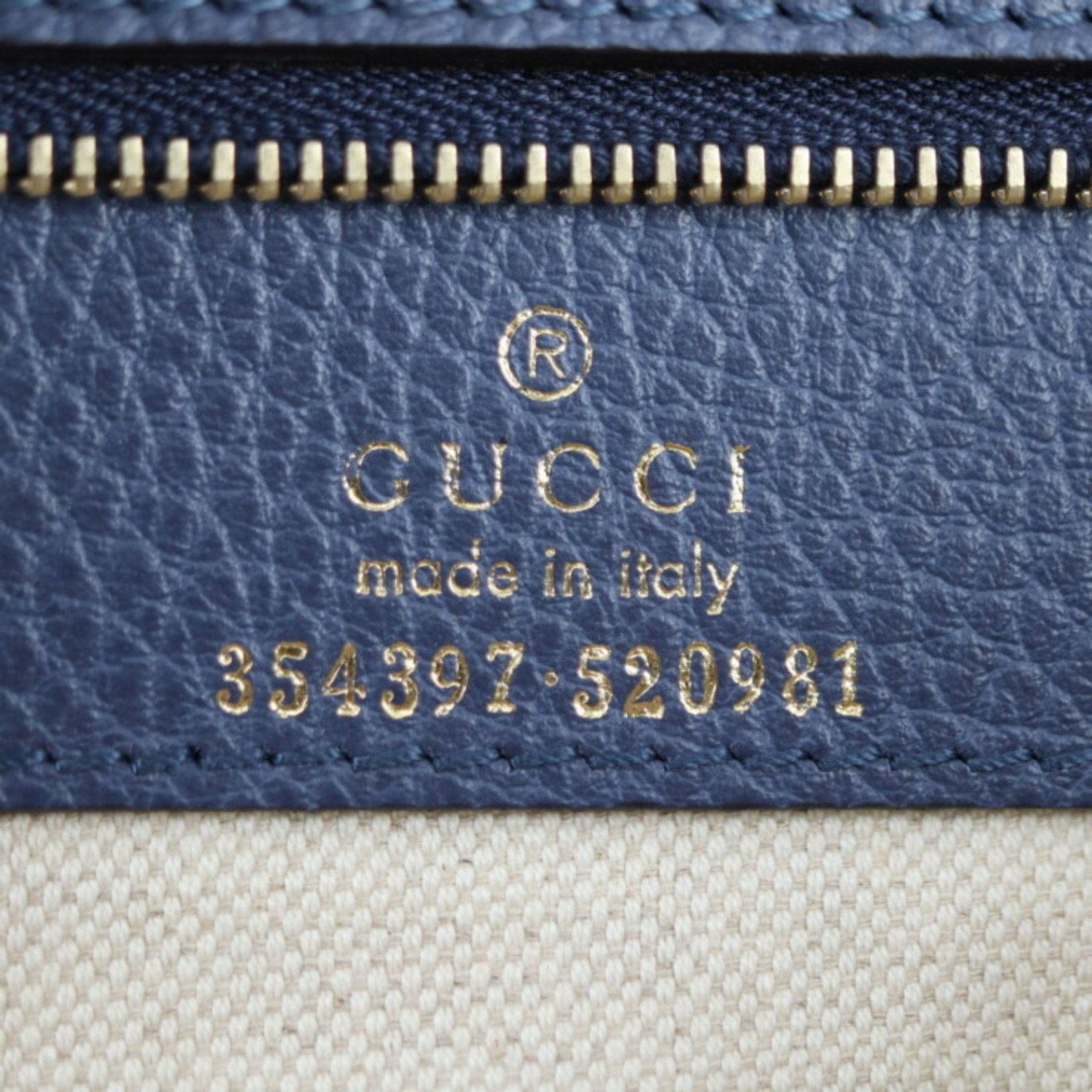 Gucci Pebble Leather Tote Classic Tote Bag