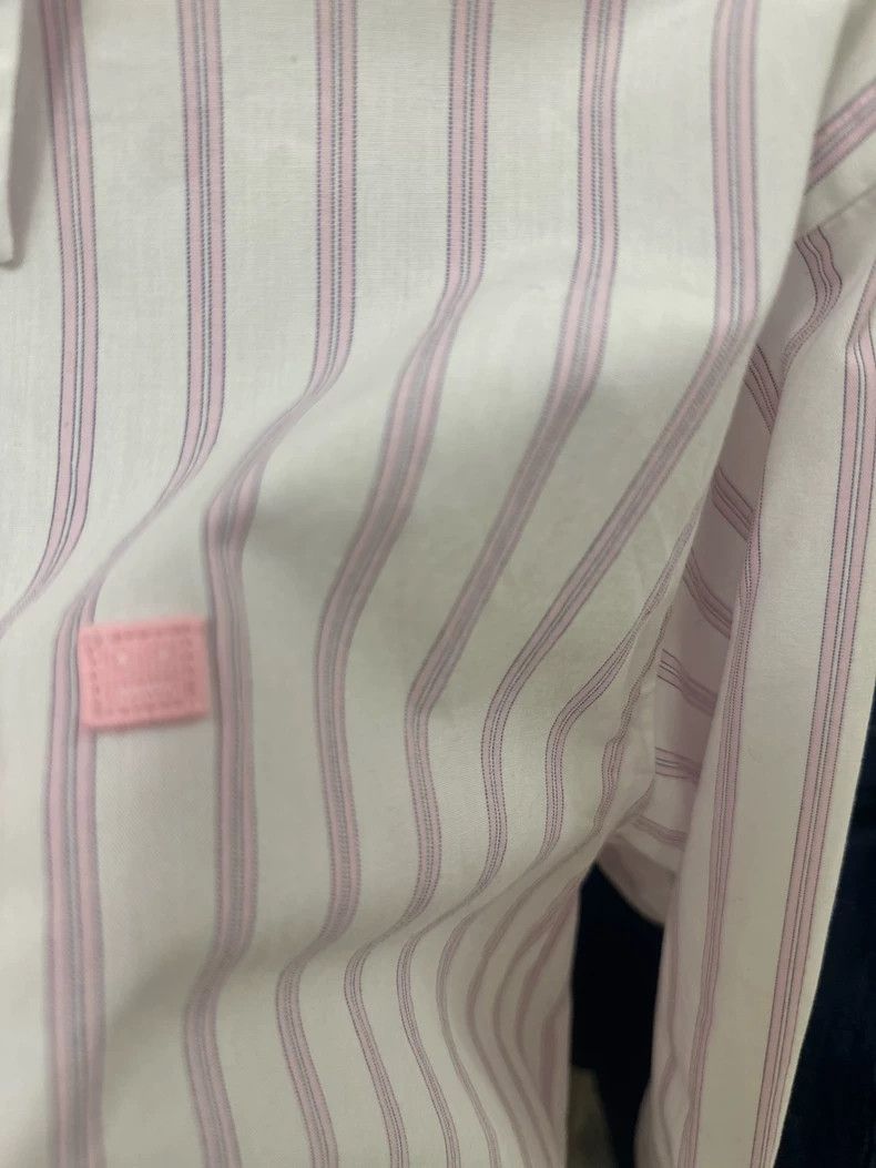Acne Studios acne studios White and pink pointed-collar shirt Size US XS / EU 42 / 0 - 3 Thumbnail