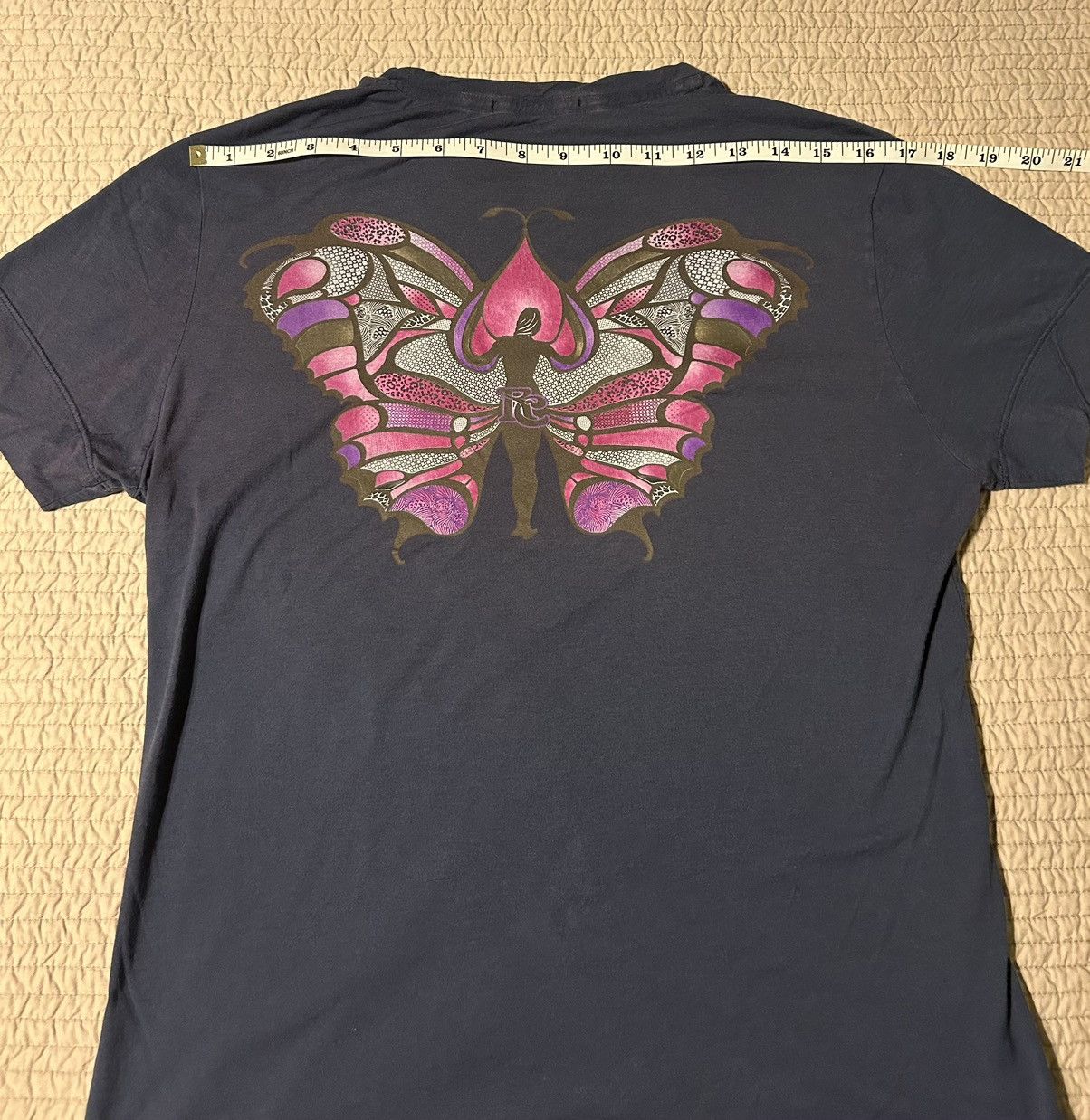 Roberto Cavalli × Vintage Spring 2007 Vintage Butterfly Print T Small Size US M / EU 48-50 / 2 - 8 Thumbnail