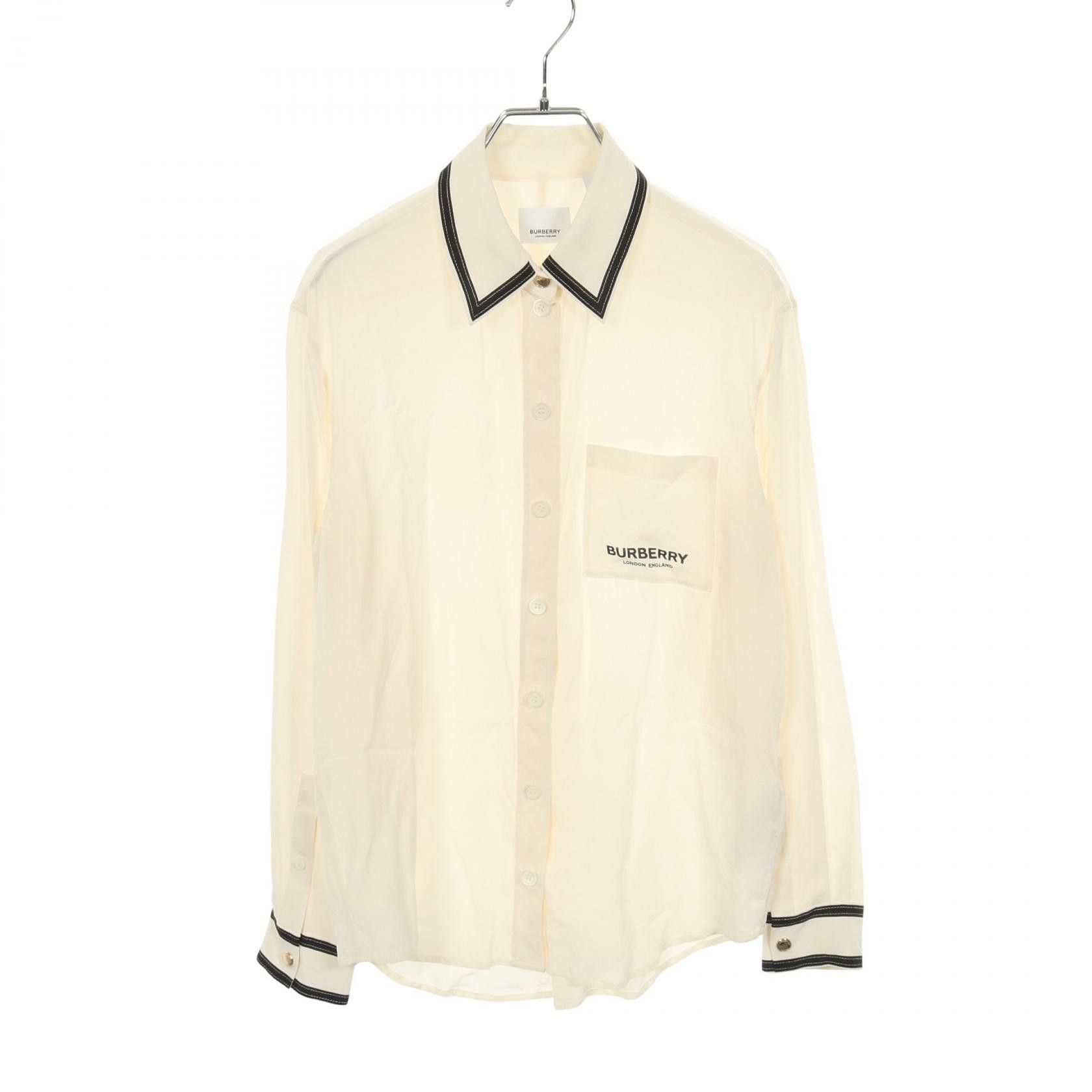 Burberry Burberry Burberry Horseferry Print Silk Top Textile Tops DUTY FREE for USA Size ONE SIZE - 1 Thumbnail