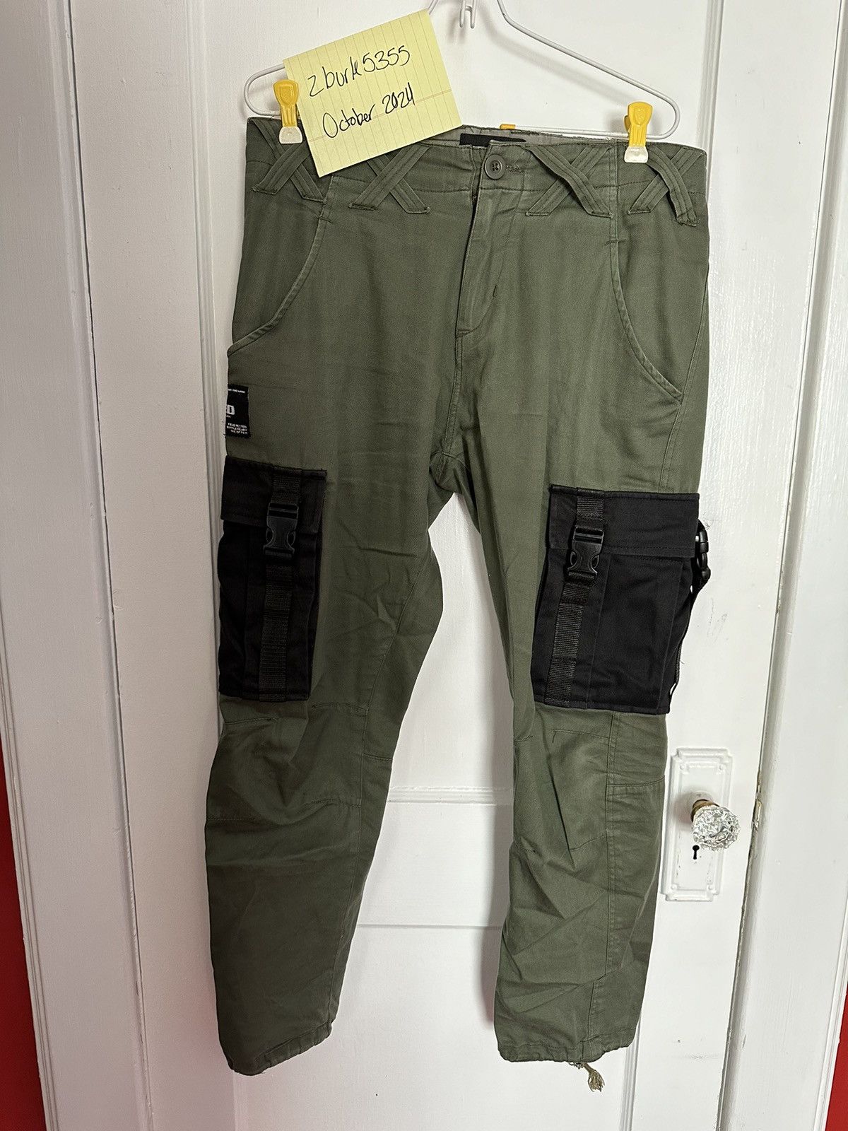 Erased Project Erased Project - Cargo Pants Version 1- Military Green - 32 Size US 32 / EU 48 - 1 Thumbnail