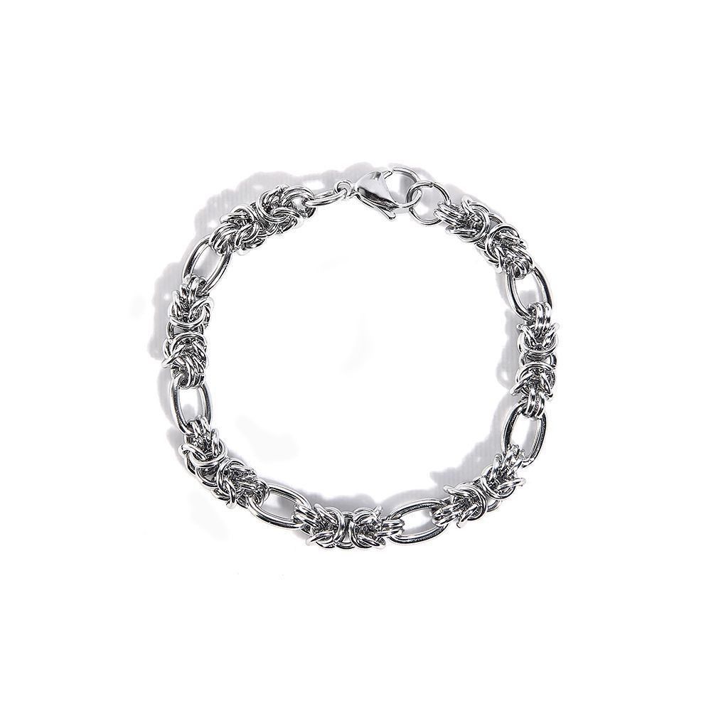 Jewelry × Vintage Silver Titanium Men's Vintage Bracelet Size ONE SIZE - 4 Thumbnail