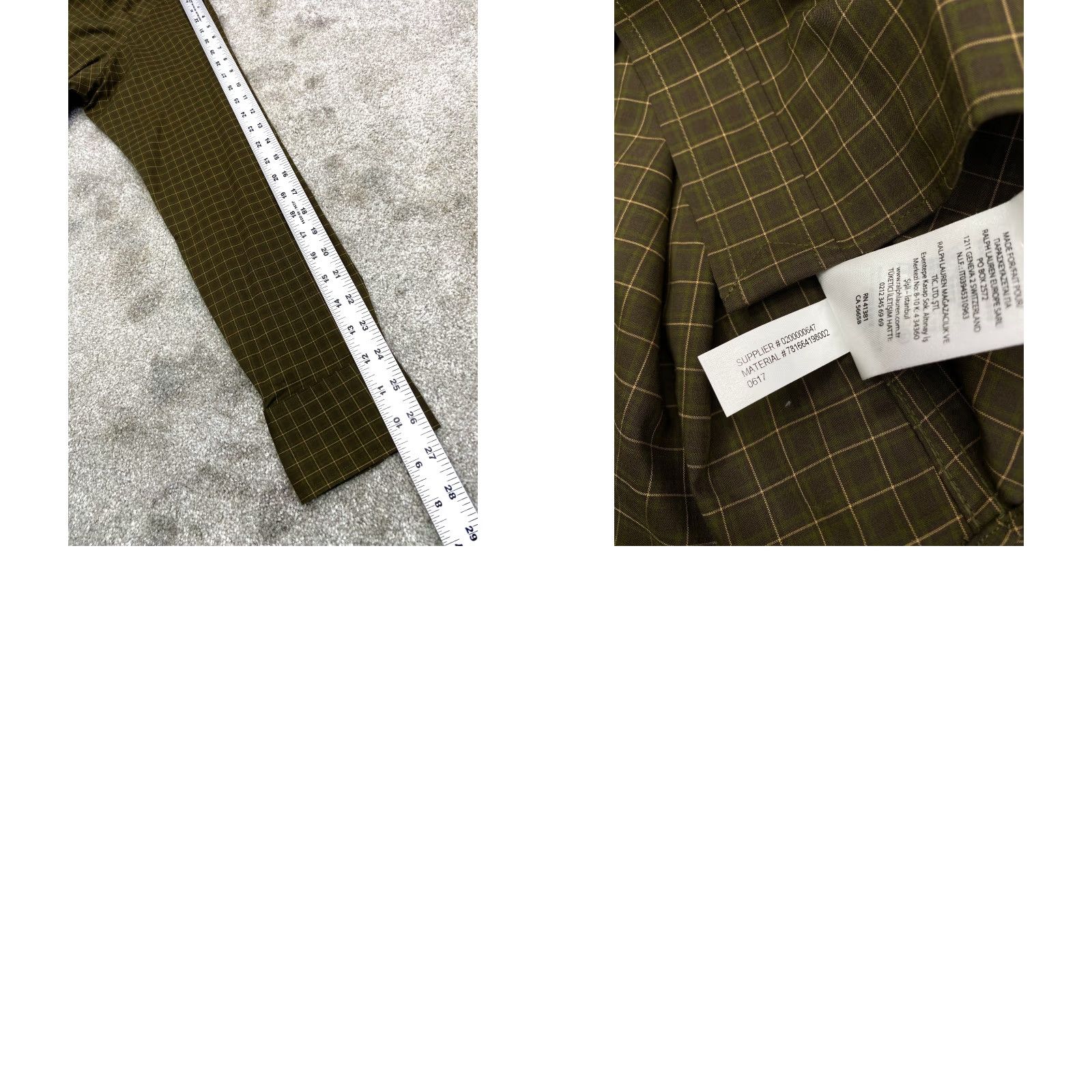 Ralph Lauren Polo Ralph Lauren Shirt Mens XL Long Sleeve Button Up Brown Green Checked Size US XL / EU 56 / 4 - 8 Thumbnail