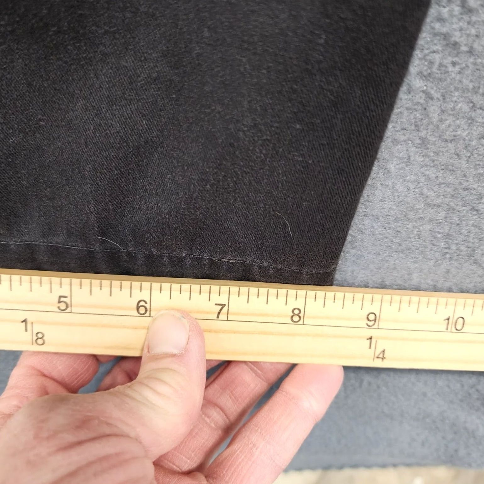 Cherokee VINTAGE Cherokee Pants Mens 34x28 Black Pleated 100% Cotton 90s Y2K Tagged 34x30 Mens Size US 34 / EU 50 - 7 Thumbnail