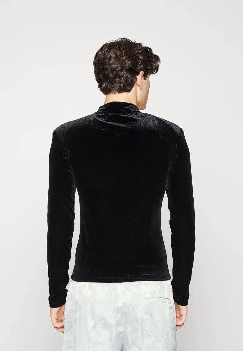 Han Kjobenhavn !DS! SS22 Han Kjobenhavn Half Zip Sharp Black Long Sleeve Size US M / EU 48-50 / 2 - 6 Thumbnail