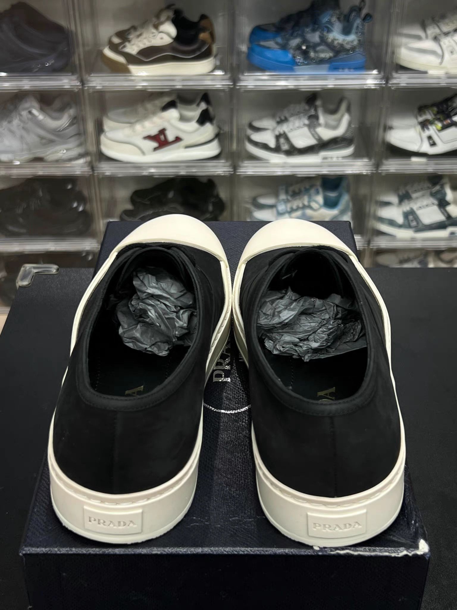 Prada PRADA Downtown Low-Top Leather Sneakers K15 Size US 6 / EU 39 - 7 Thumbnail