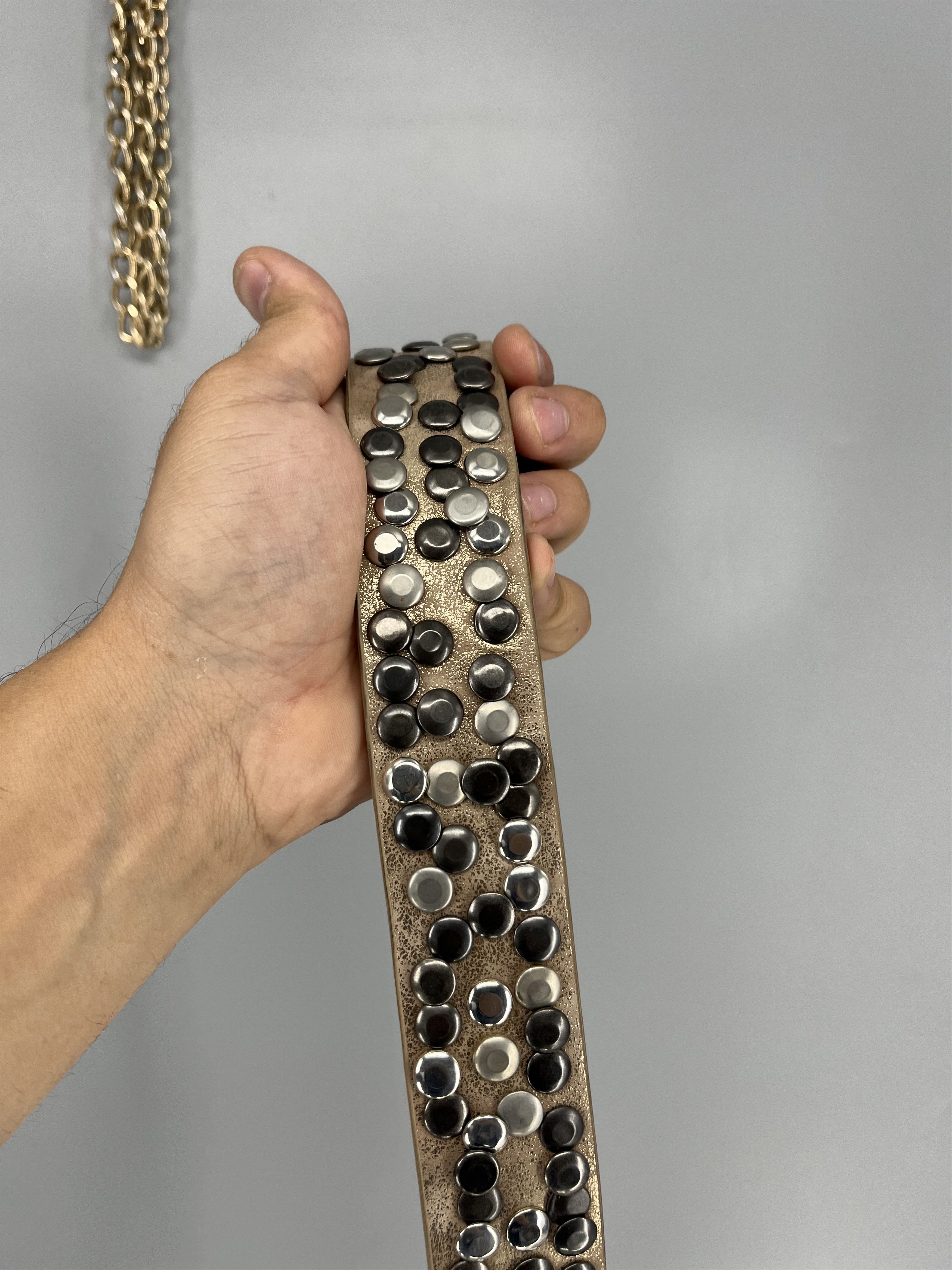 Vintage Vintage 90s Punk Belt Leather Band Rock Y2K 90s Y2K Size ONE SIZE - 6 Thumbnail