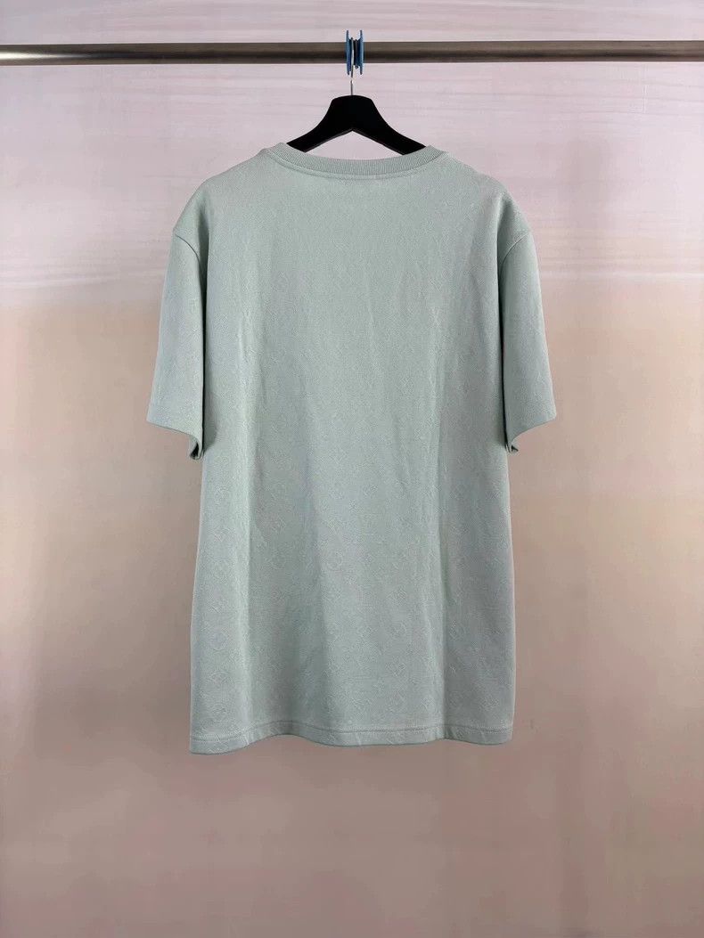 Louis Vuitton LOUIS VUITTON mint green pockets and dark stripes short sle Size US XL / EU 56 / 4 - 2 Thumbnail
