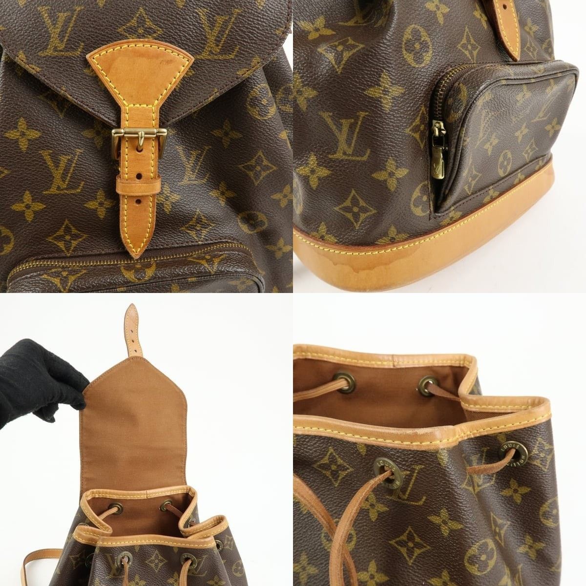 Louis Vuitton Louis Vuitton Monogram Montsouris MM Backpack Size ONE SIZE - 6 Thumbnail
