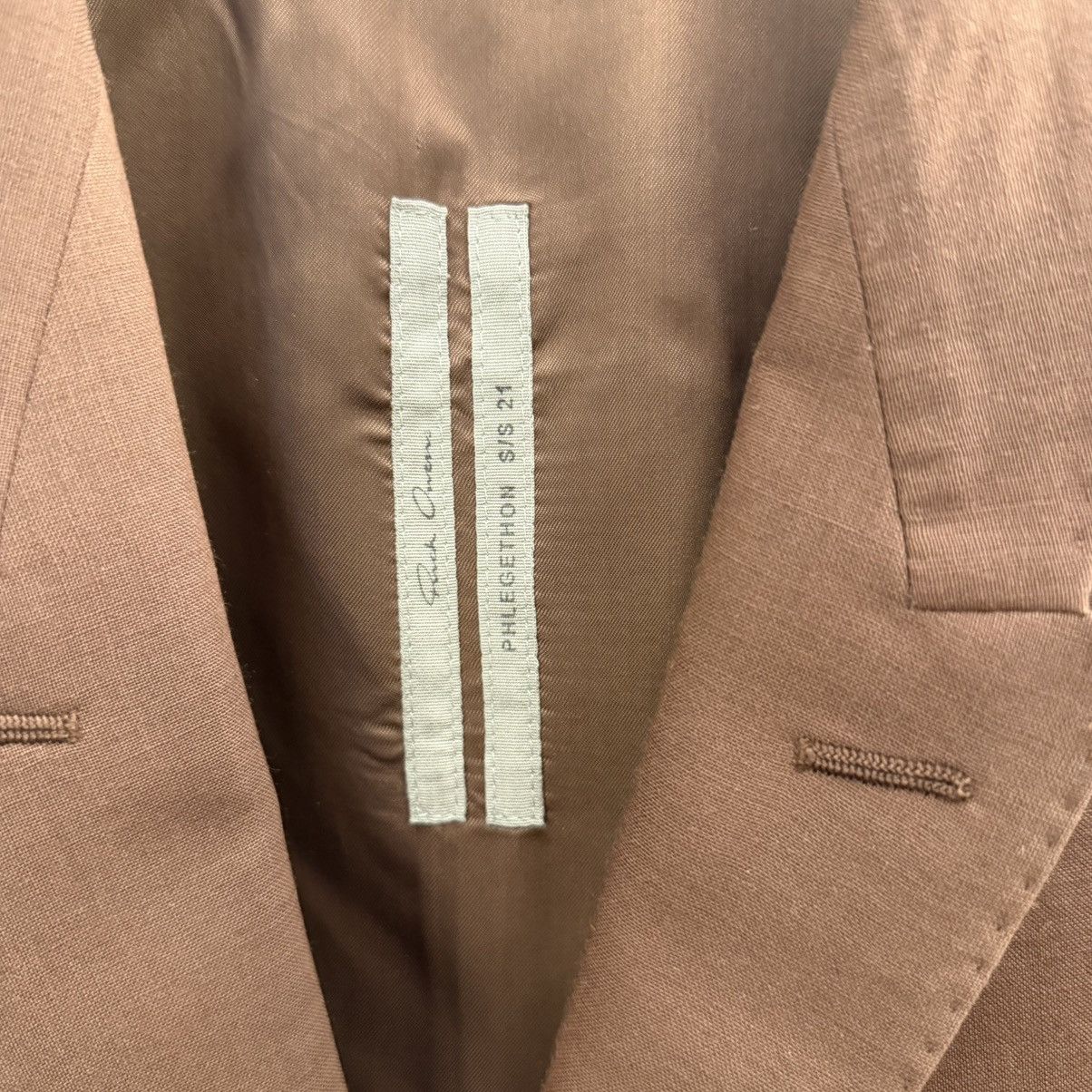 Rick Owens FW21 Phlegethon Wool Blazer Size 54R - 3 Thumbnail