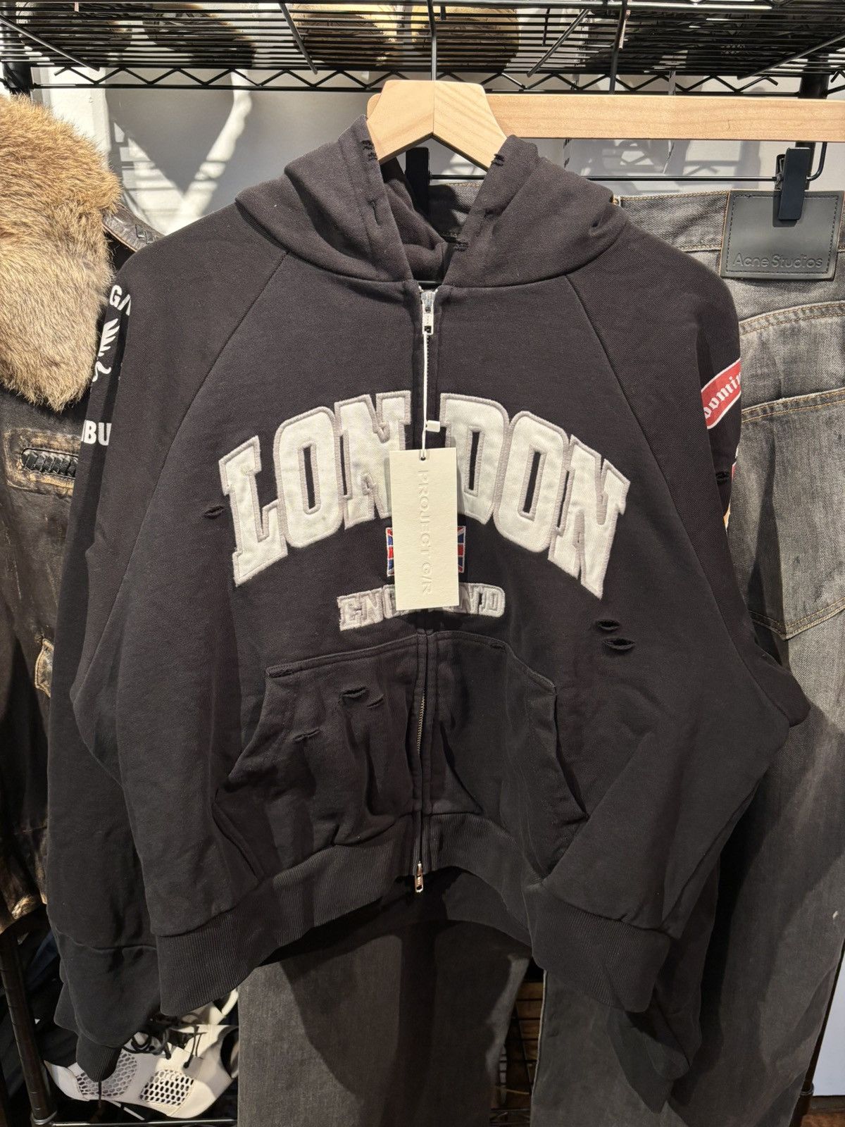 PROJECT G/R Project G/R Reconstructed Folded 20 Hoodie size 1 | Grailed