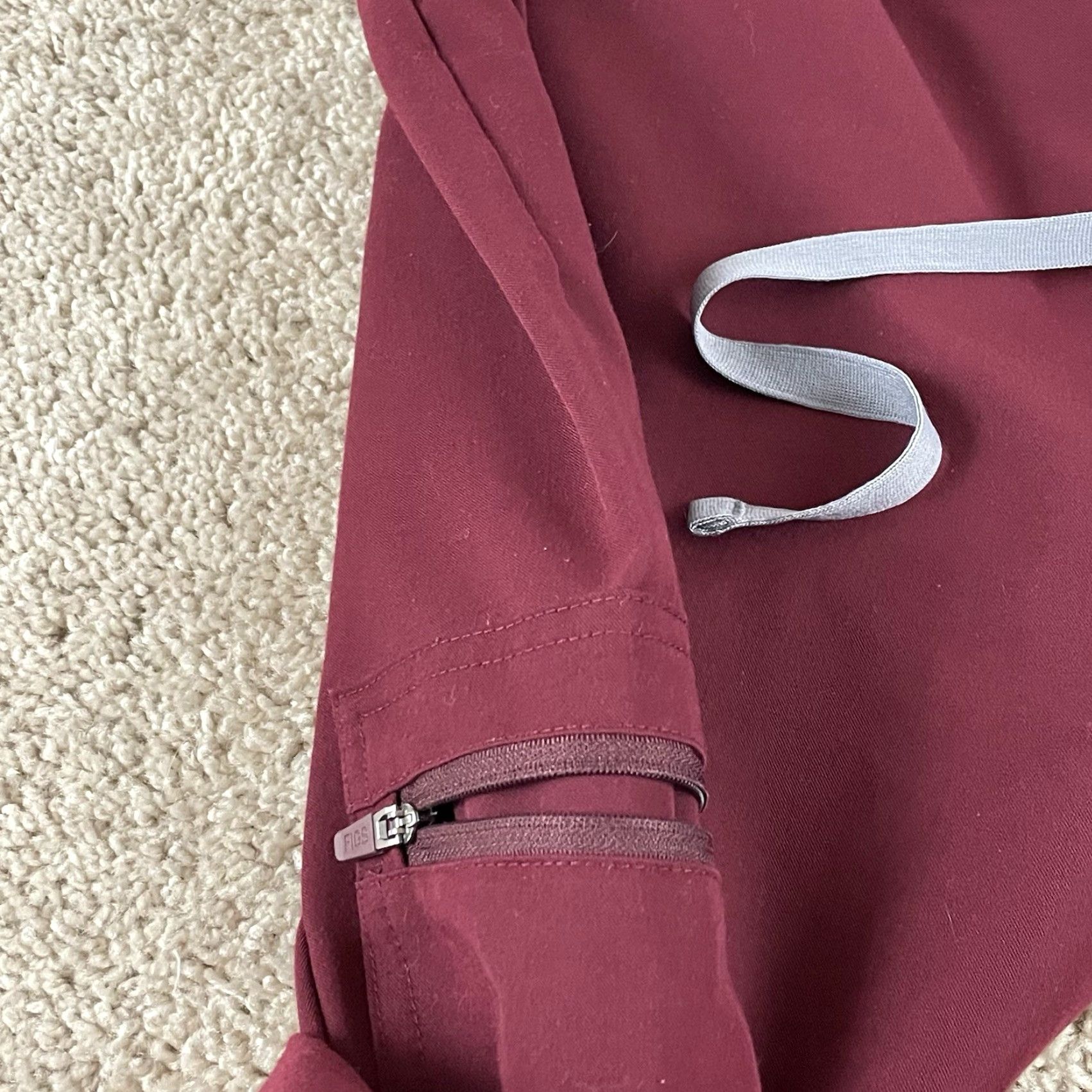 Vintage FIGS Joggers Women's XL Zamora Red Scrub Work 29 Inseam Nurse Office C87 Size 40" / US 18 - 3 Thumbnail