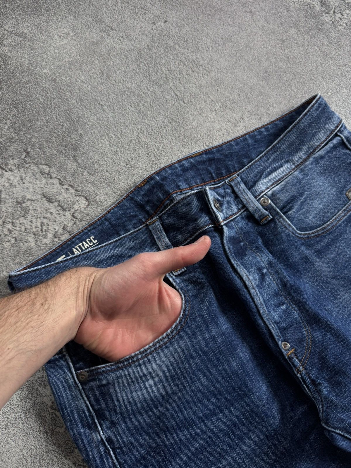 G-Star G star raw 33/30 attacc straight denim pants jeans trousers Size US 33 - 11 Thumbnail