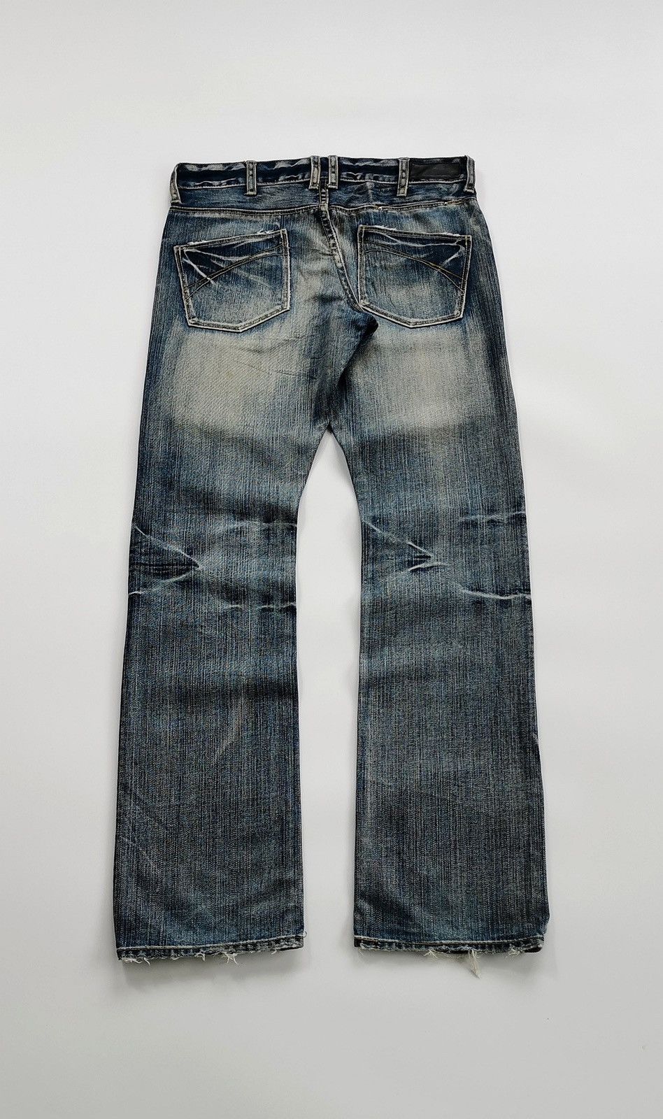 Boycott Boycott Japan Broken Twill Faded Denim Jeans Size US 32 / EU 48 - 9 Thumbnail