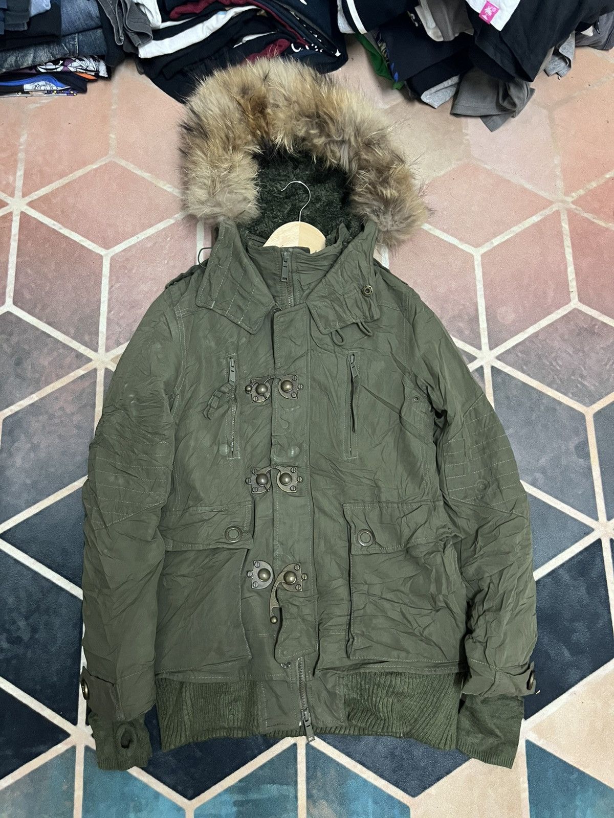 Sly Guild 💥Sly Military Japanese Brand Army Parka/Kapital inspired Size S / US 4 / IT 40 - 2 Thumbnail