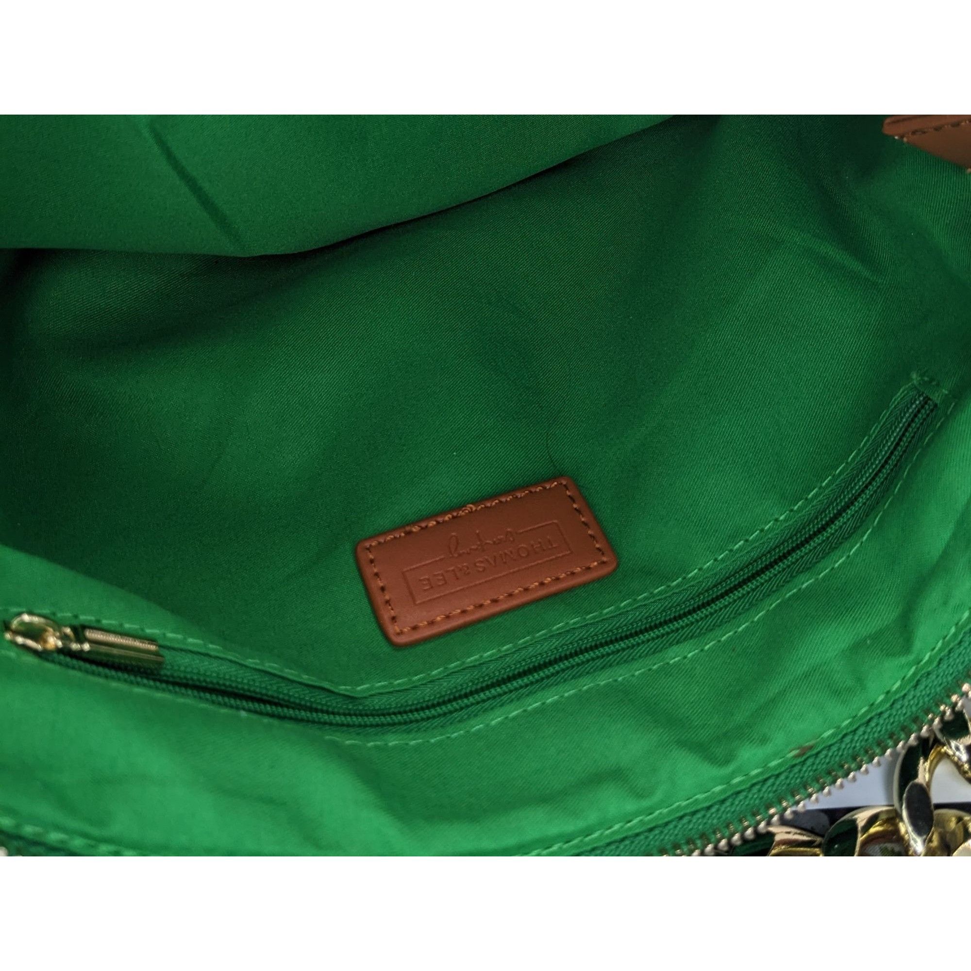 Other Thomas & Lee Company Quilted Green Velvet Shoulder Bag With Size ONE SIZE - 16 Thumbnail