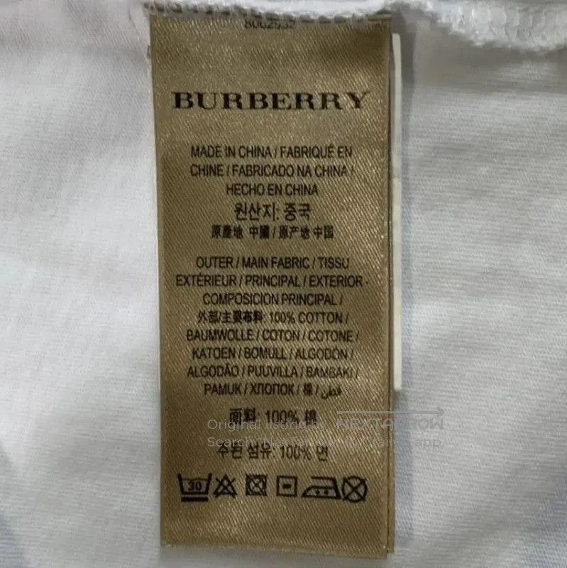 Burberry Burberry White Cotton Women's T-Shirt. Size XS / US 0-2 / IT 36-38 - 4 Thumbnail