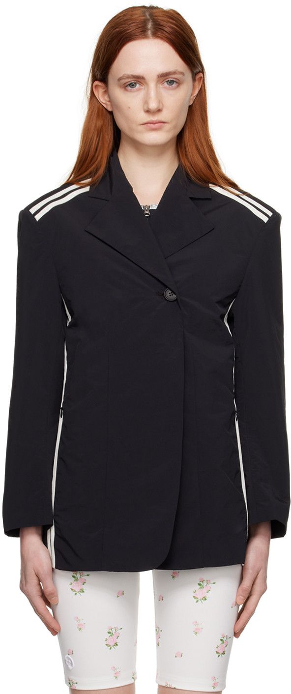OPEN YY THEOPEN PRODUCT Black Taped Blazer - XS Size XS / US 0-2 / IT 36-38 - 2 Thumbnail