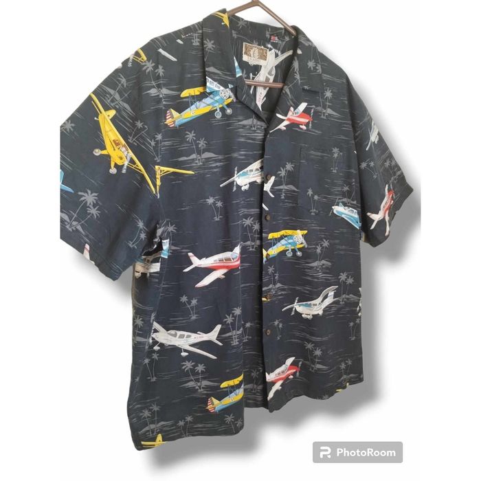Kalaheo Kalaheo Mens Plane Hawaiian Aloha Shirt Size XL Grailed