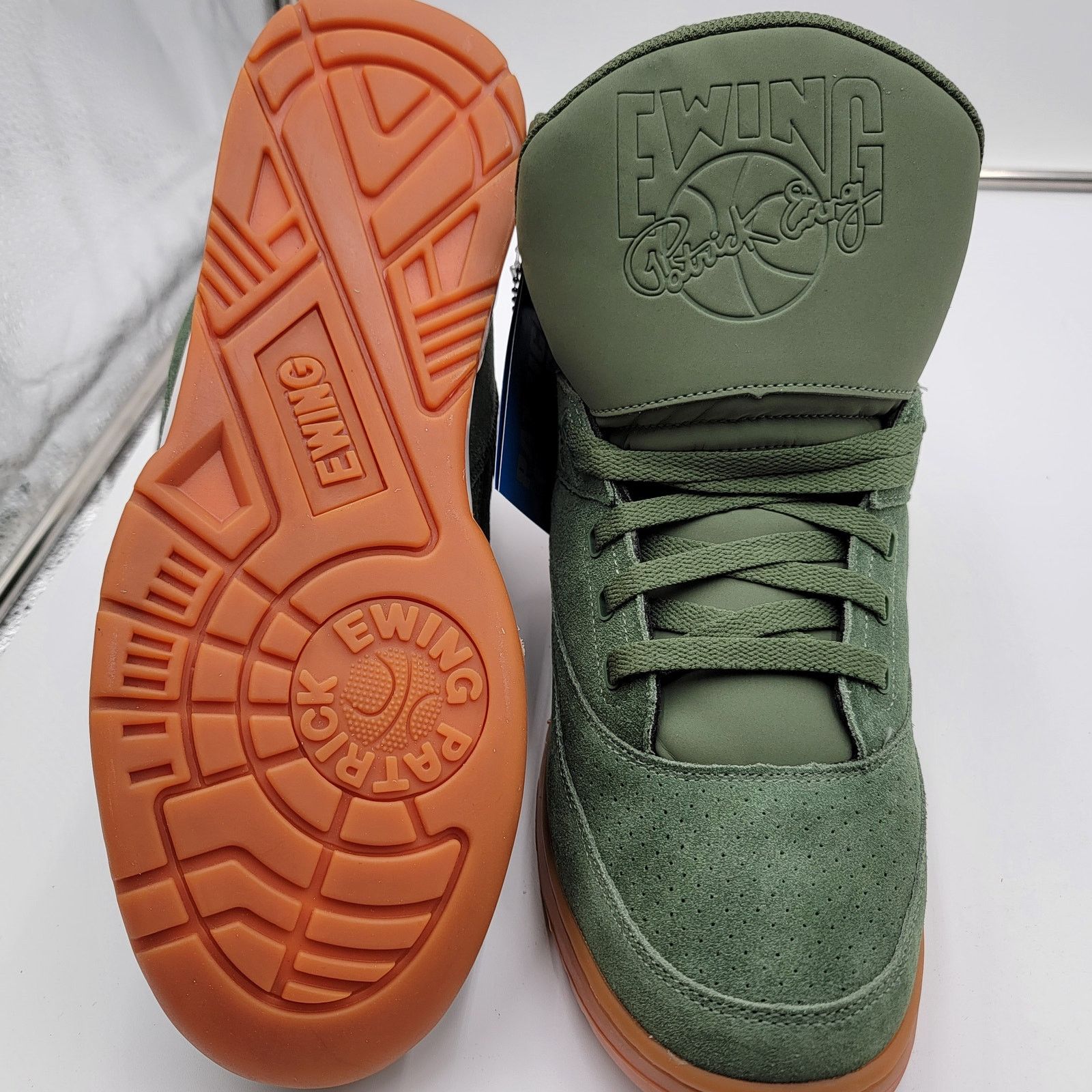 Ewing Athletics Ewing Athletics 33 Hi Chive Green/Gum Sz 13 1EW90212-363 Size US 13 / EU 46 - 9 Thumbnail