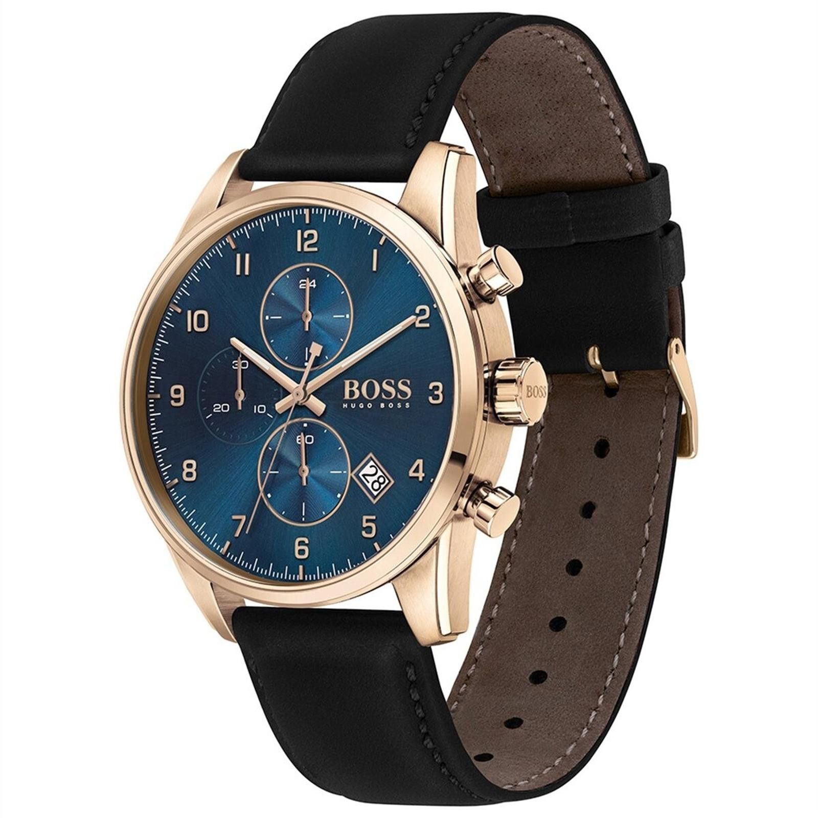 Hugo Boss HUGO BOSS MENS SKYMASTER WATCH HB1513783 BLUE DIAL Size ONE SIZE - 1 Thumbnail