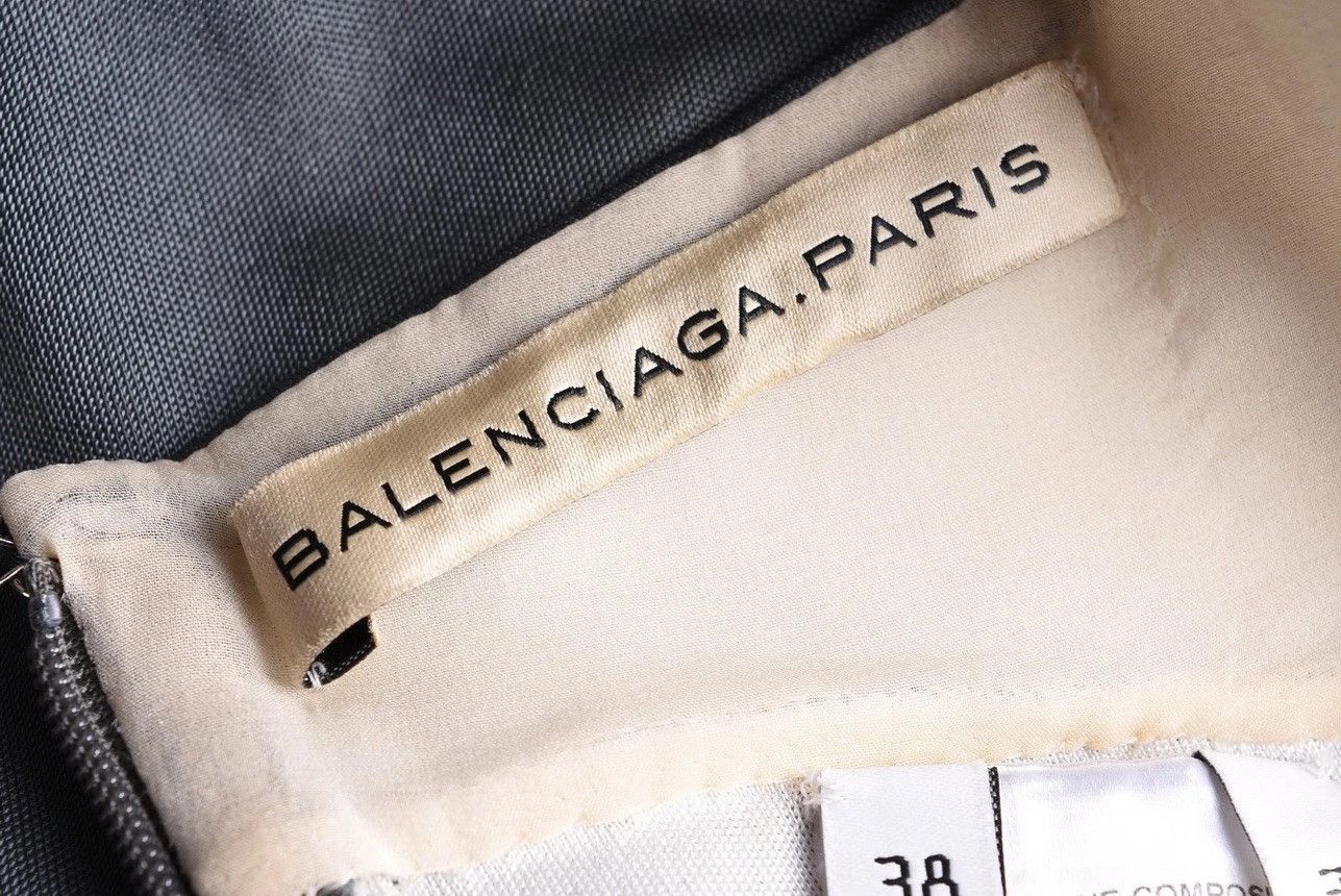 Balenciaga Women's Balenciaga Grey Sleeveless Corset Midi Dress Size S Size S / US 4 / IT 40 - 6 Thumbnail