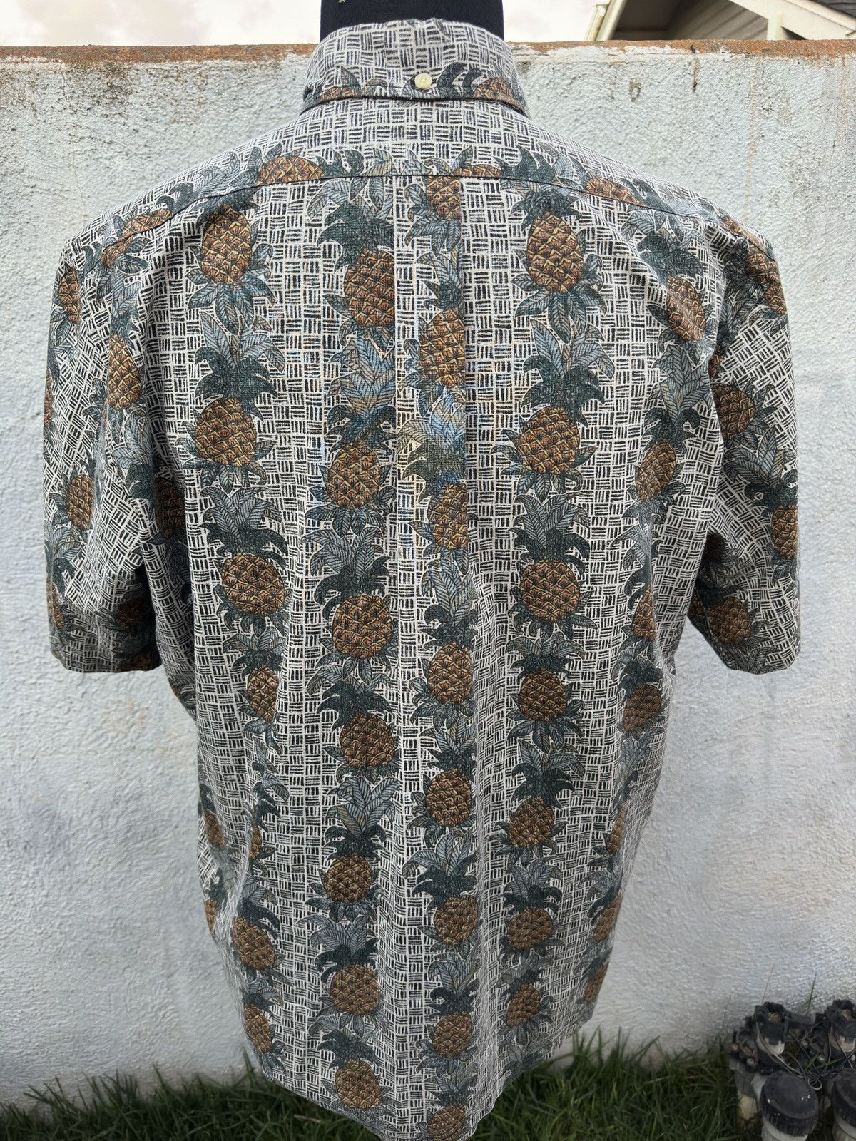 Reyn Spooner PreOwned Reyn Spooner Hawaiian Print Gray 3/4 Button Men's L Size US L / EU 52-54 / 3 - 2 Thumbnail