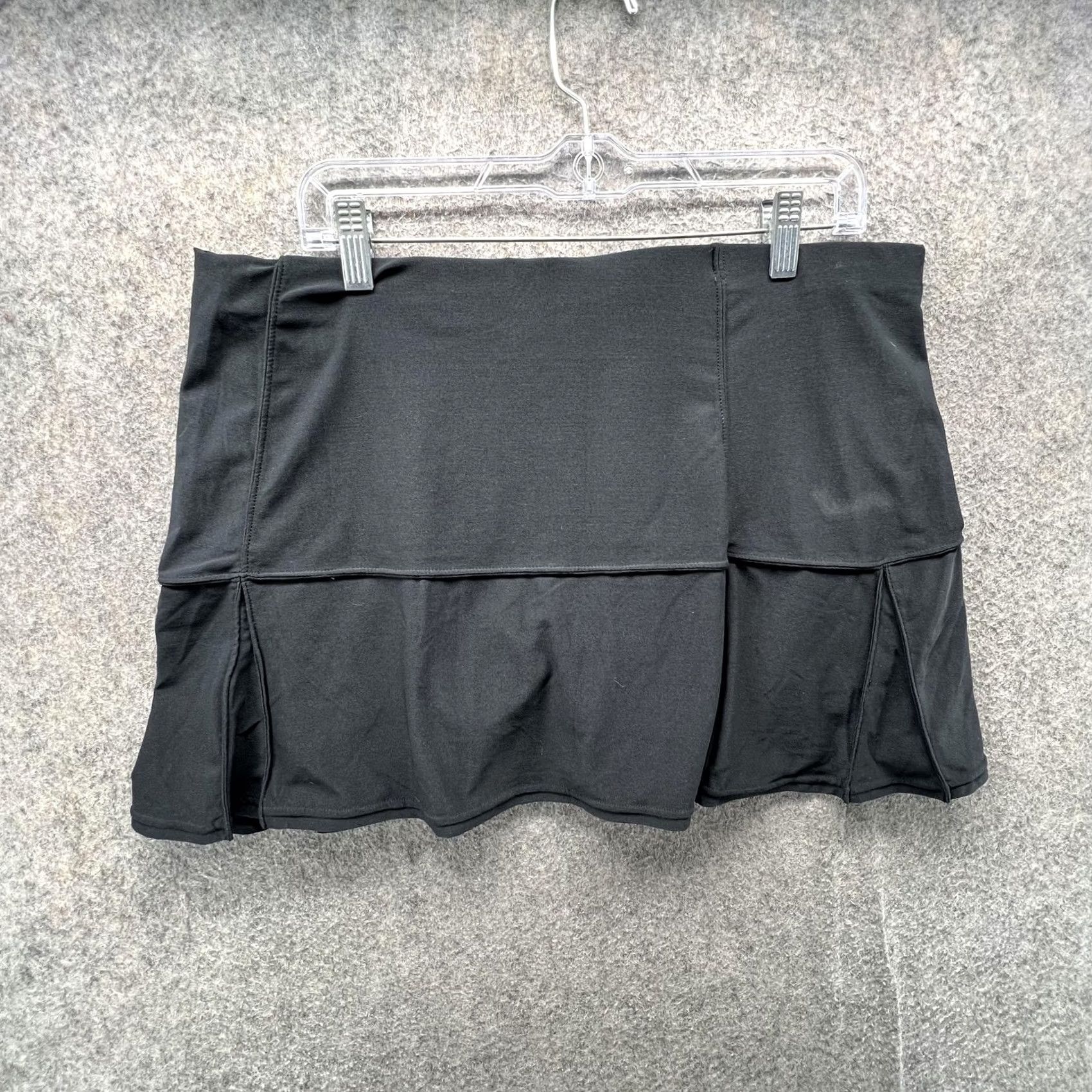 Nike Nike Skort Womens Large Black NikeFIT Dry Tennis Athletic Pull On Stretch Sport Mens? Womens Size ONE SIZE - 2 Thumbnail