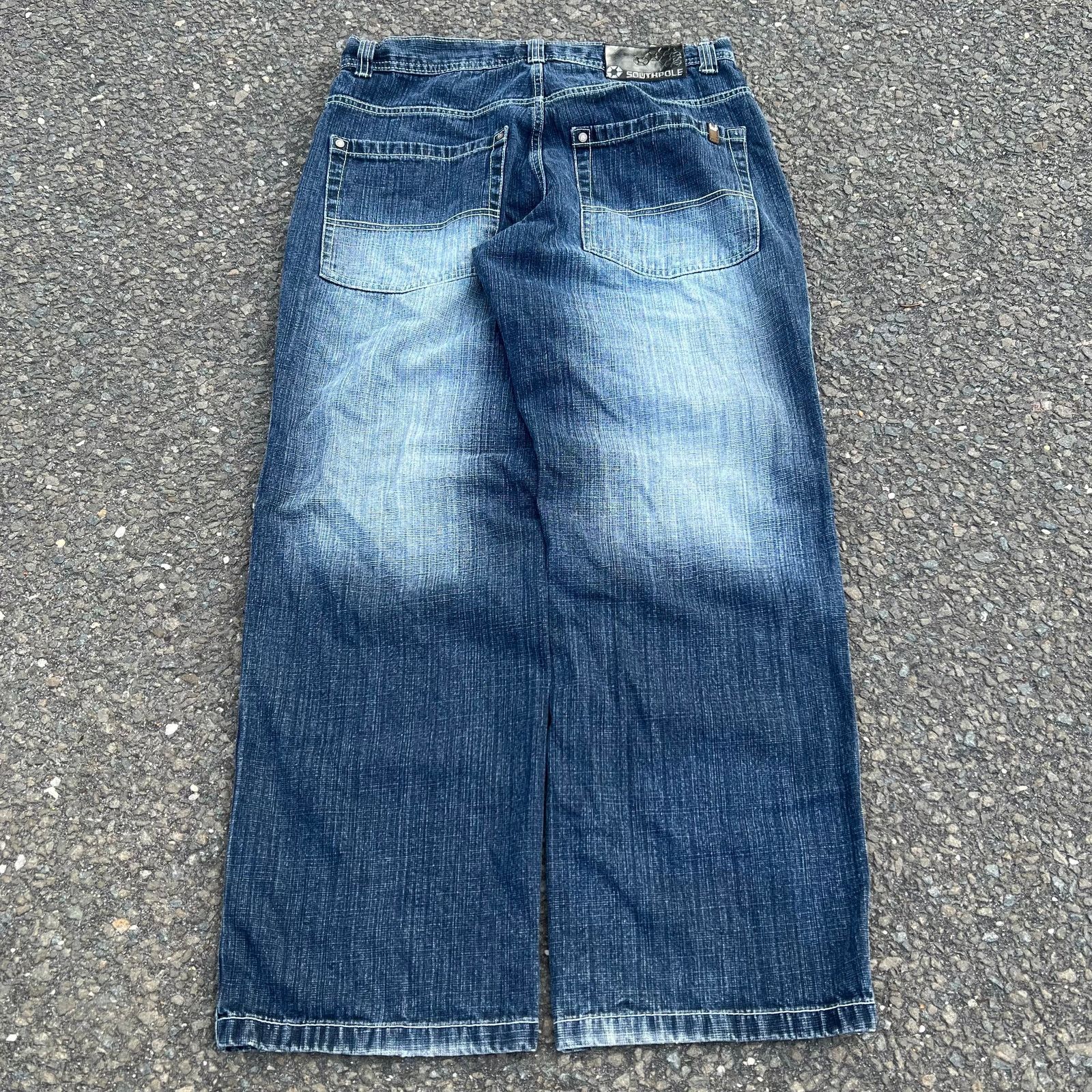 Vintage southpole y2k baggy blue denim jeans pants