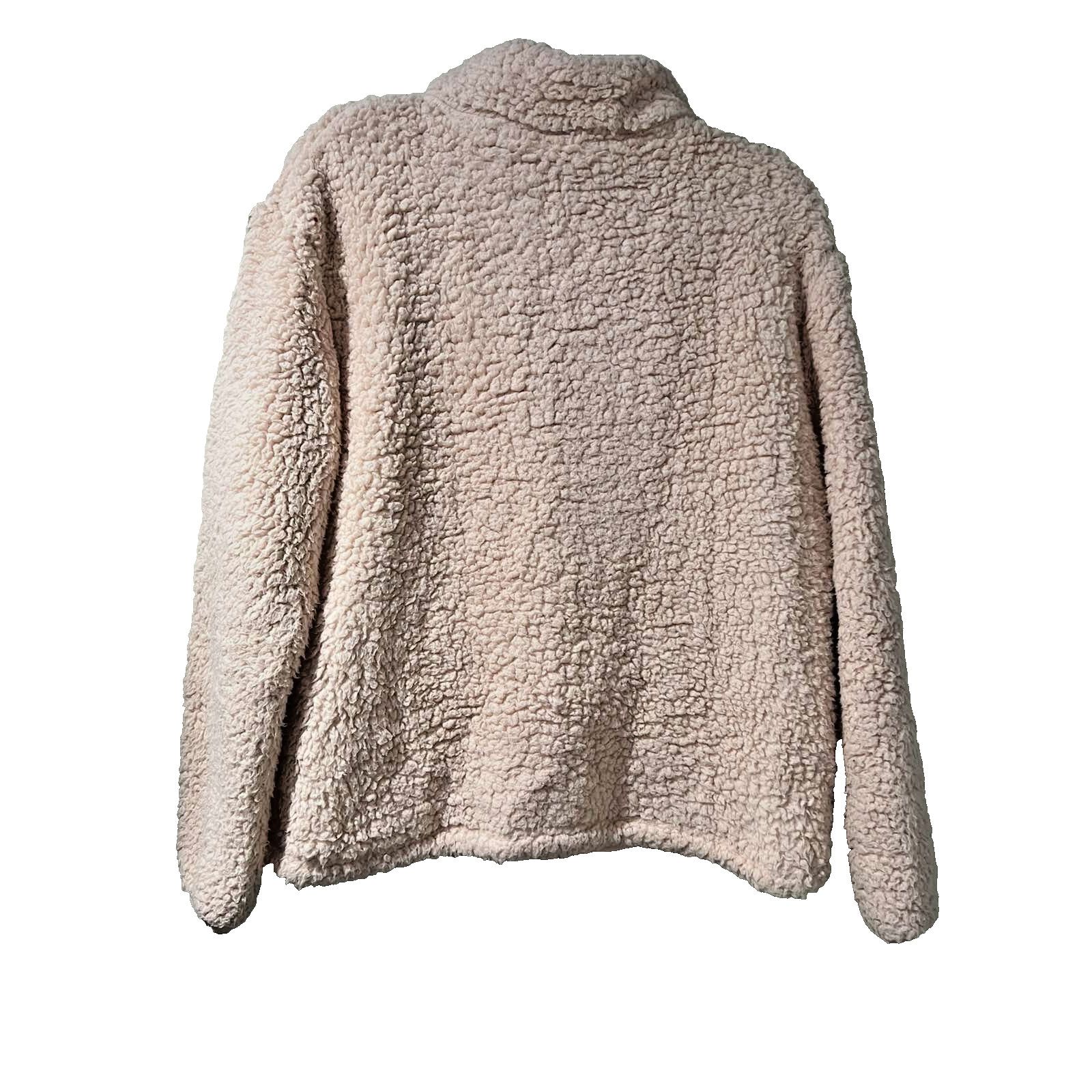 Alessandro Dell'acqua Ivory Ella Quarter Zip Sherpa Pullover Sepia Size M A001355 Size M / US 6-8 / IT 42-44 - 3 Thumbnail