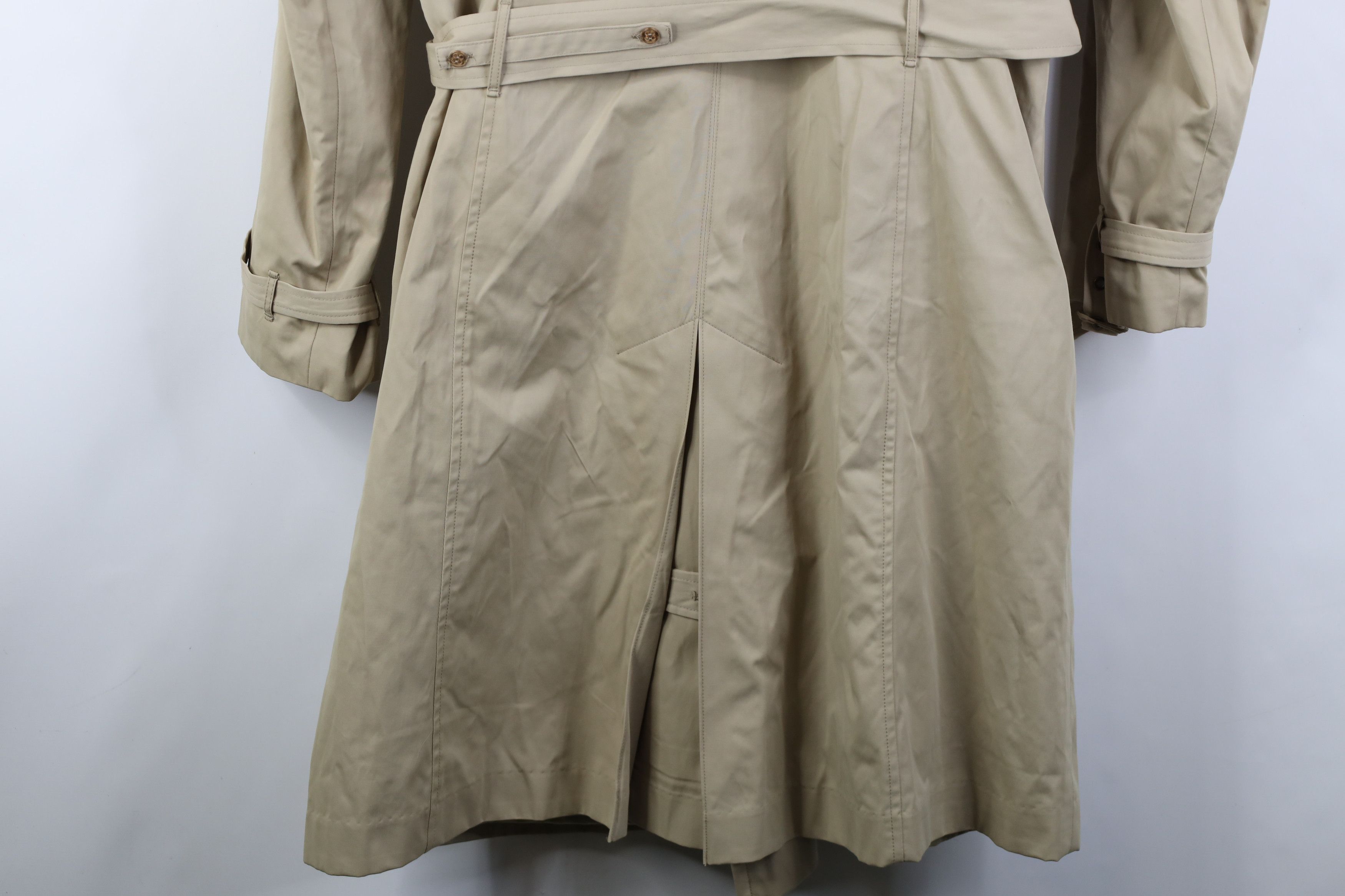Vintage Vintage 90s Y2K Streetwear Trench Coat Rain Jacket Beige Size XL / US 12-14 / IT 48-50 - 15 Thumbnail