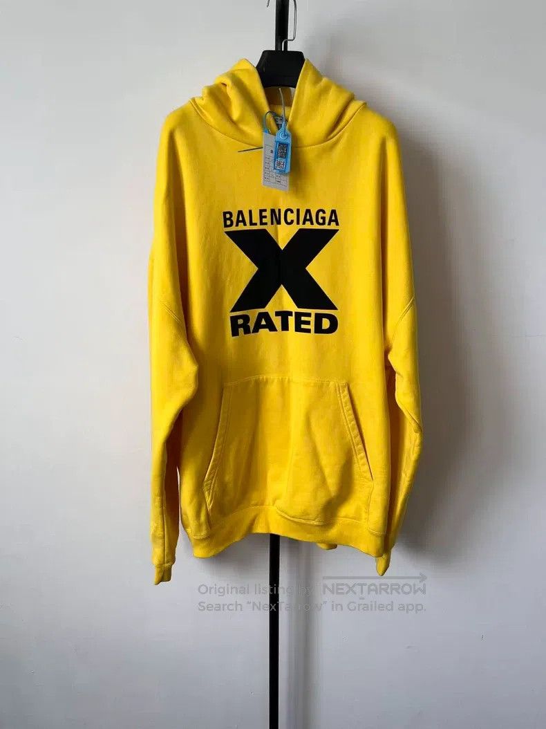 Balenciaga Balenciaga Letter Print Hooded Long Sleeve Sweatshirt Men' Size US XS / EU 42 / 0 - 1 Thumbnail