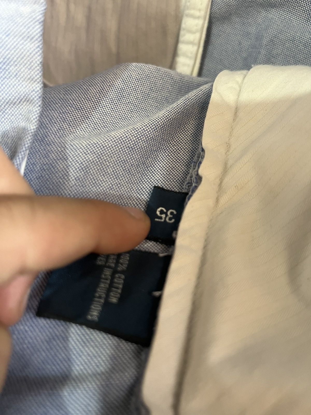 Polo Ralph Lauren POLO BY RALPH LAUREN COTTON CHINO SHORTS BLUE 35 Size US 35 - 4 Thumbnail