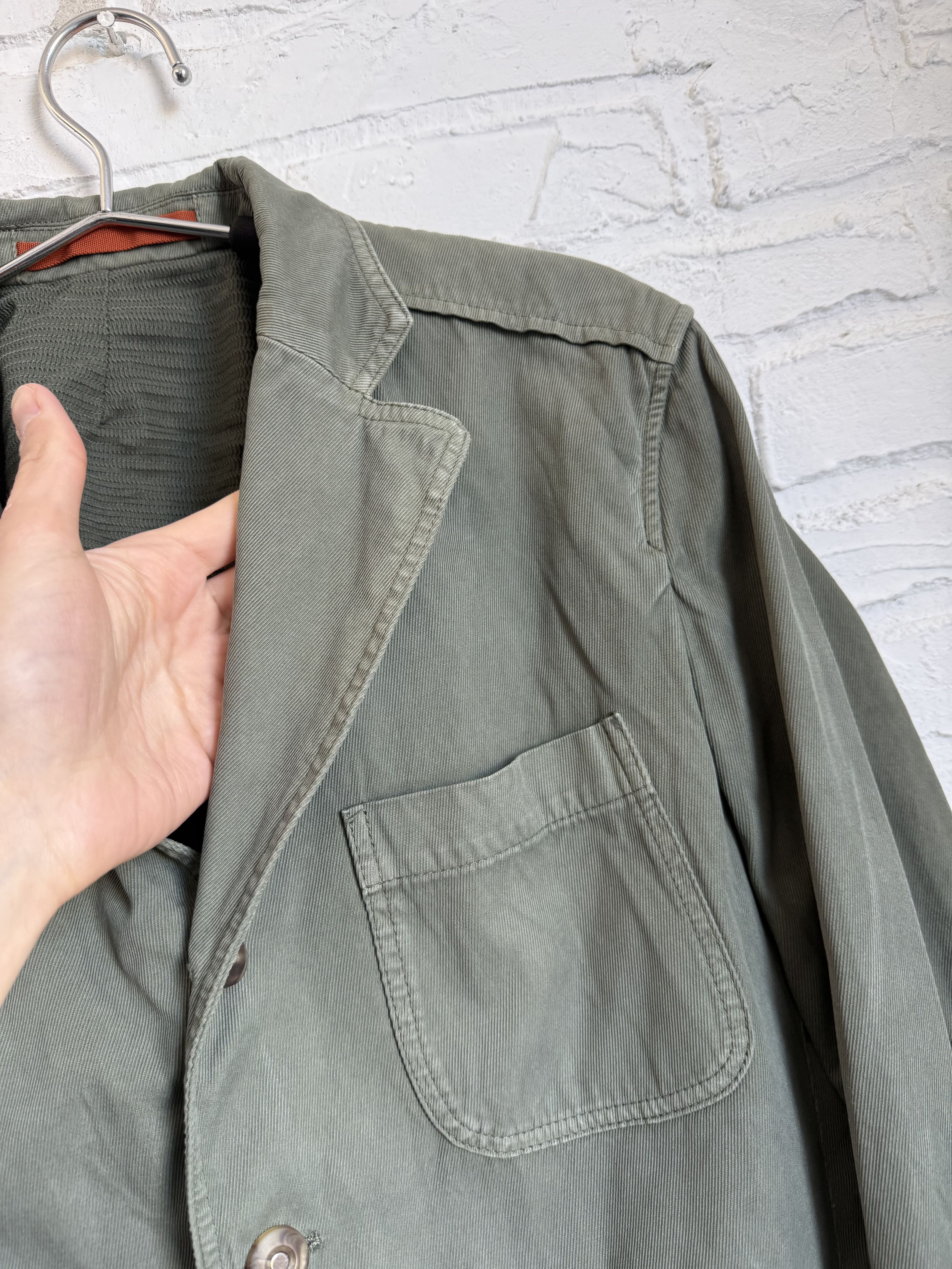 Other MONTEDORO Italian military cotton blazer Size US M / EU 48-50 / 2 - 9 Thumbnail